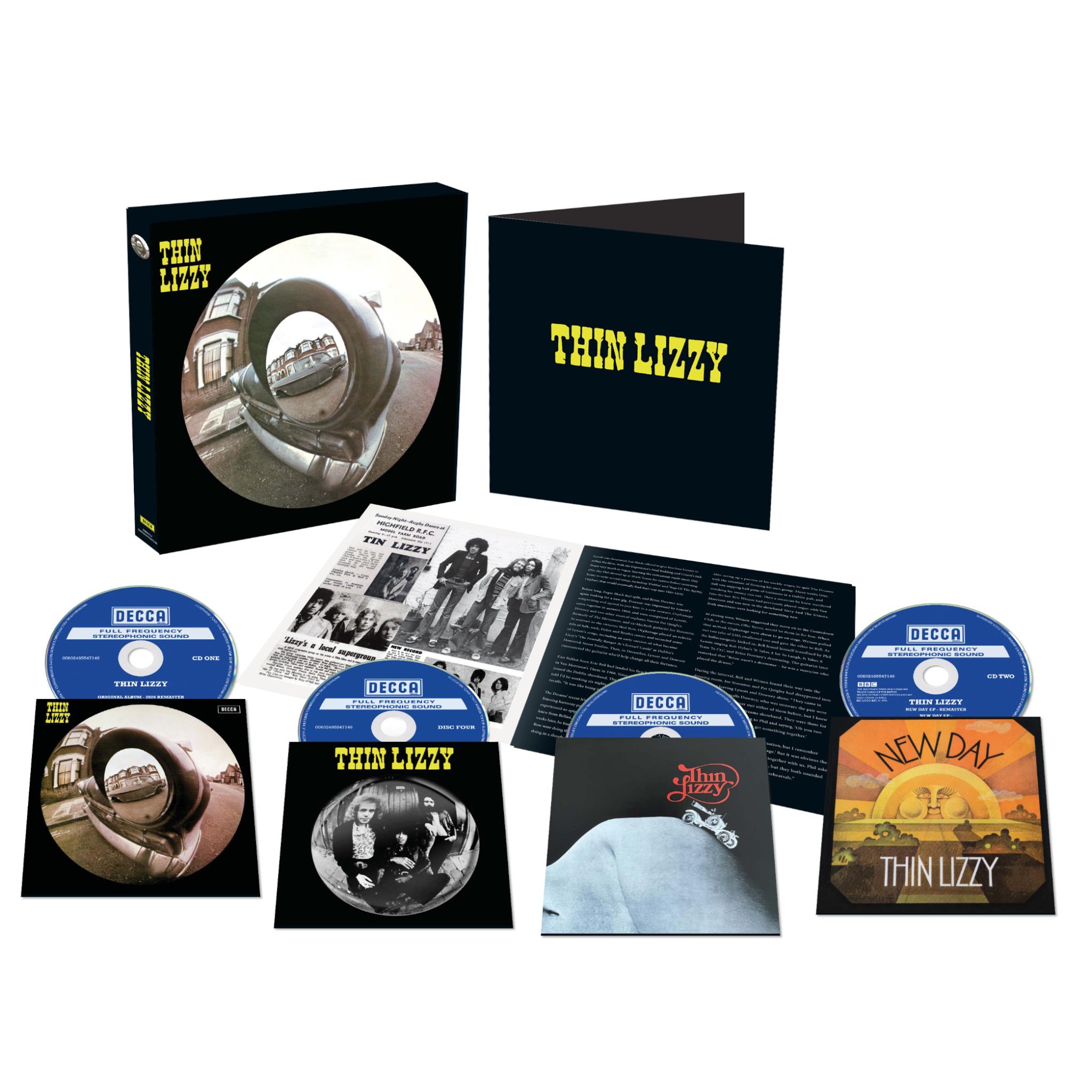 Thin Lizzy・At BBC・7枚組(CD6枚DVD1枚)ボックスセット Thin Lizzy (Deluxe Edition) - JB Hi-Fi NZ