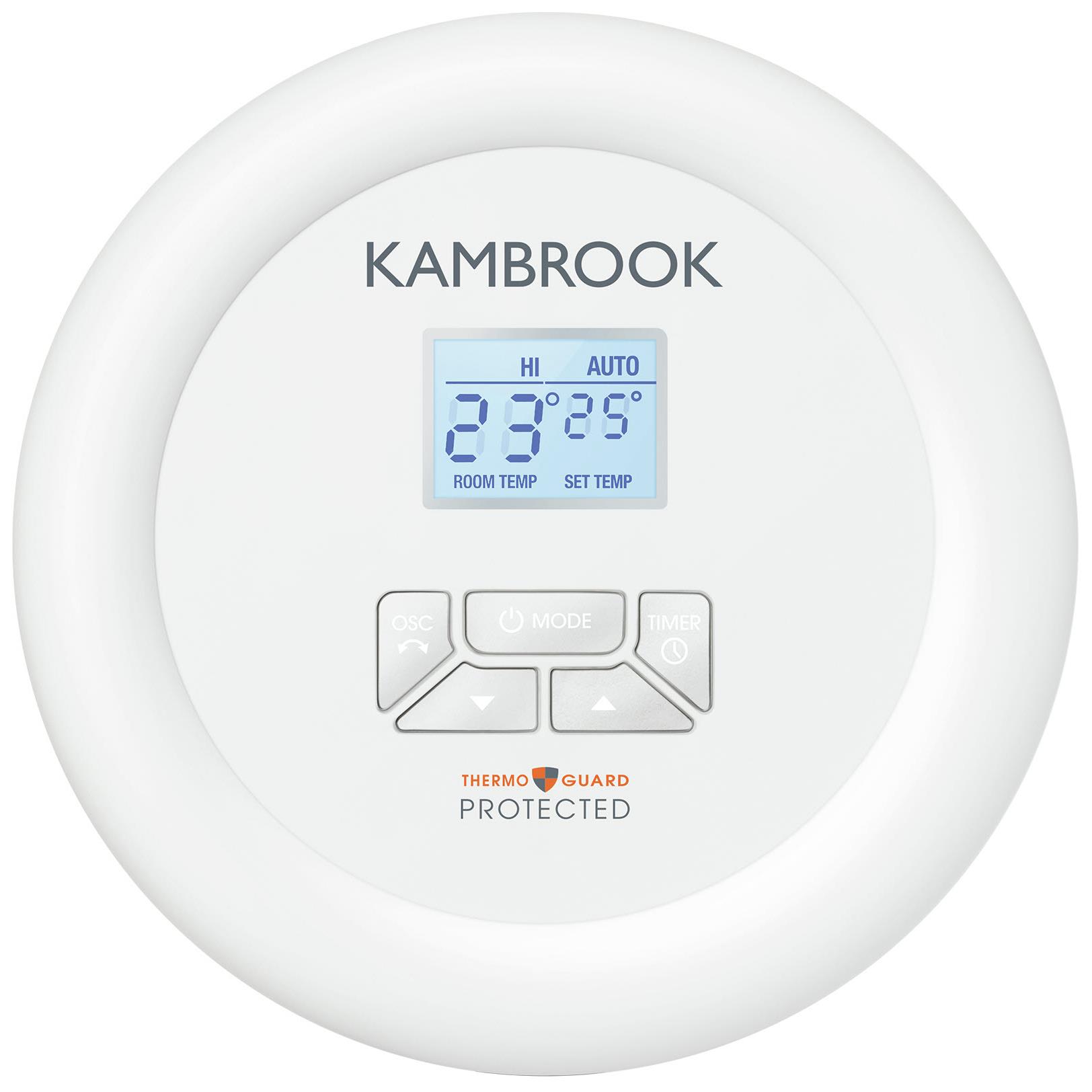 Kambrook 2200W All-Round Stylish Ceramic Heater (White) - JB Hi-Fi