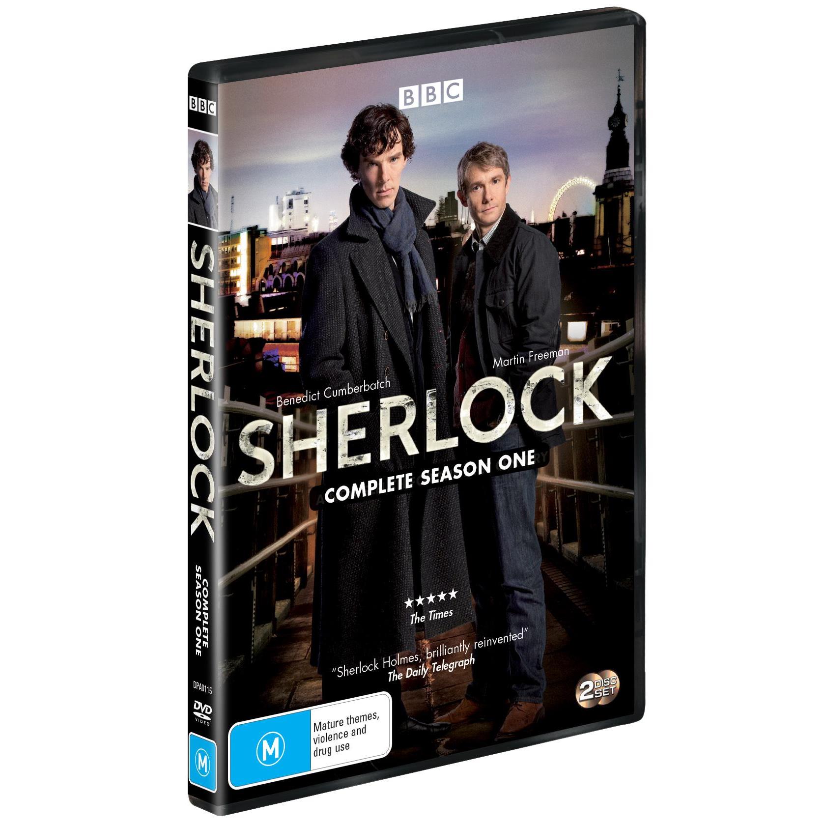 SHERLOCK DVD セット Sherlock Seasons 1-4 (9-Disc DVD) Box Set - High Quality
