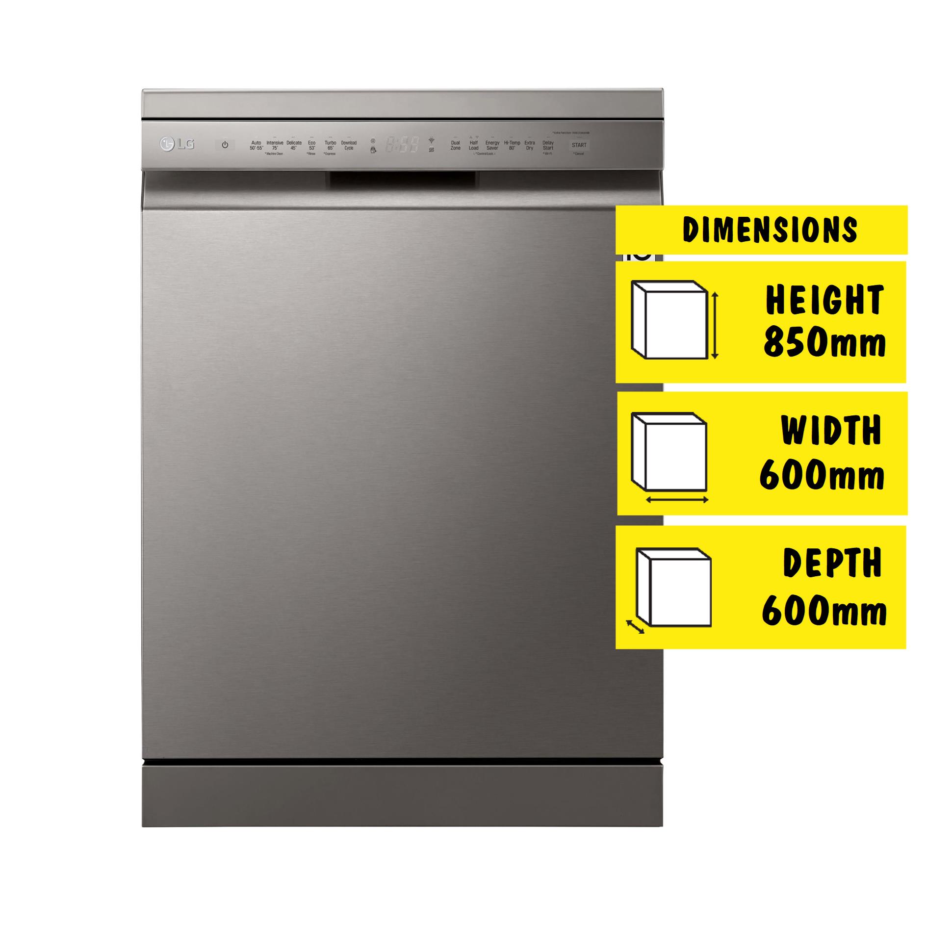 LG 24 Stainless Steel Front Control Dishwasher With, 48 OFF