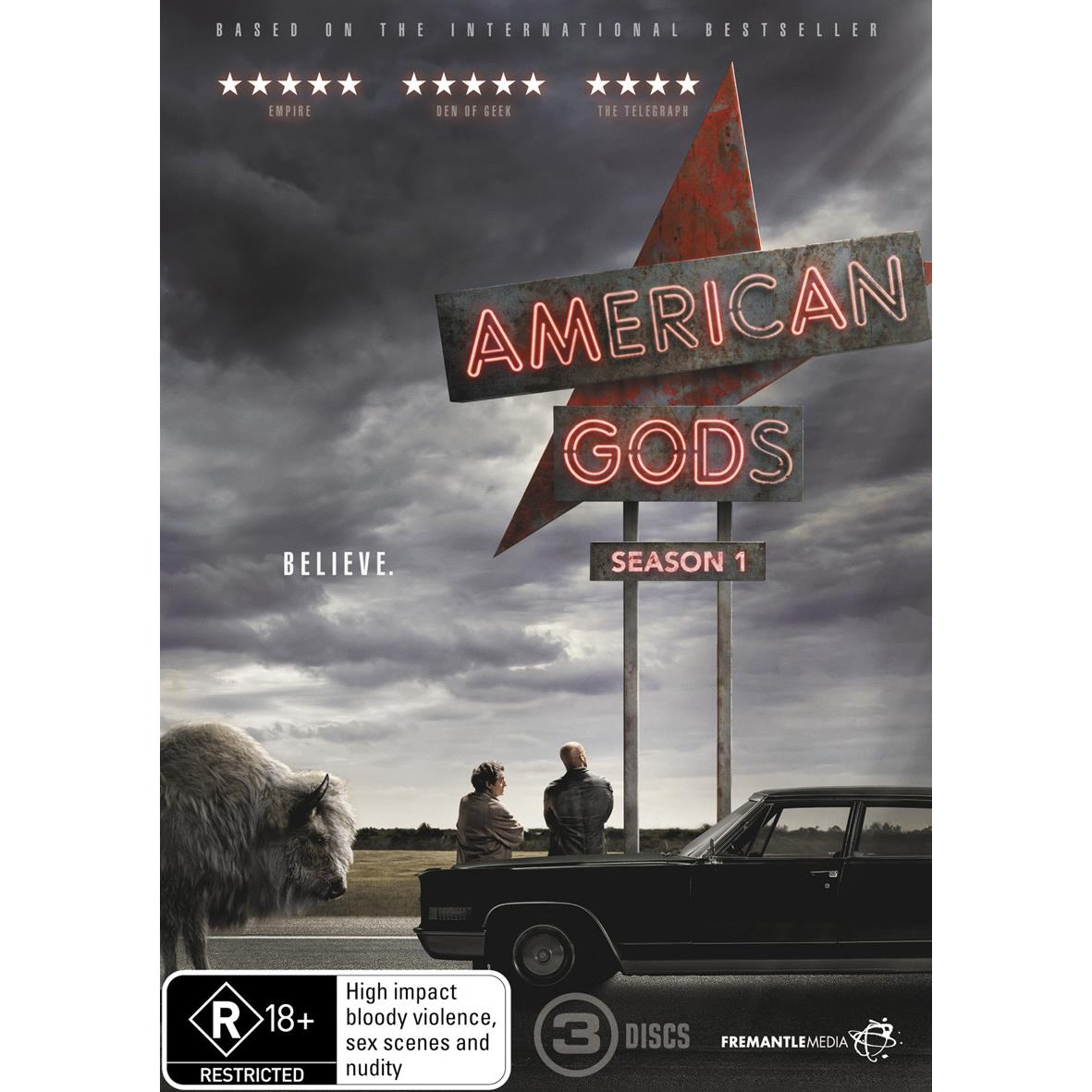 Poster Watch American Gods Season Episode American Gods Season JB