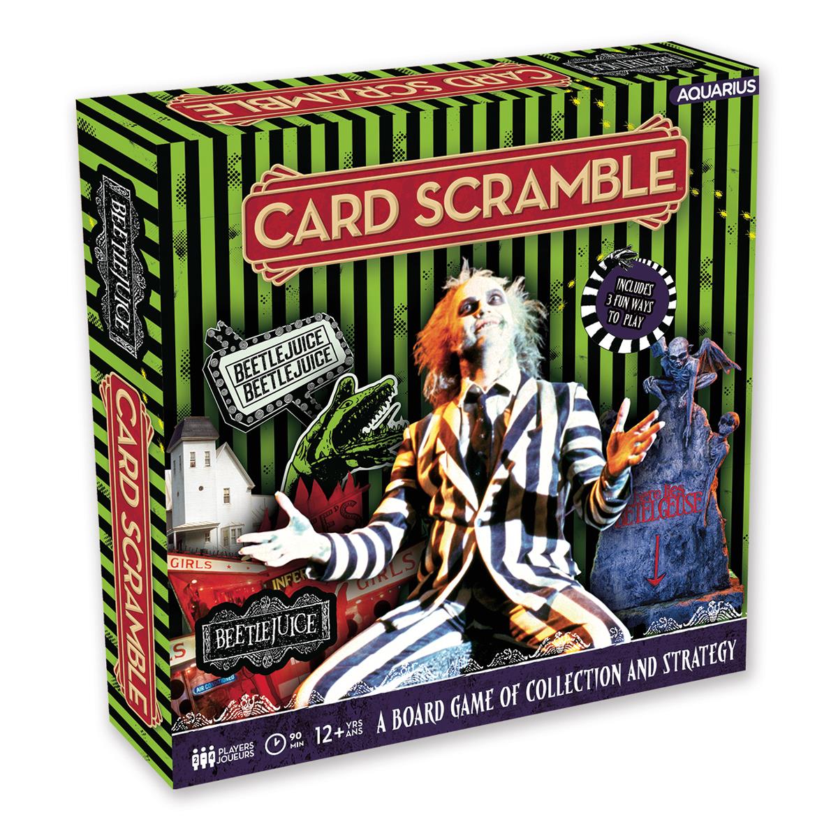Beetlejuice - Card Scramble Board Game
