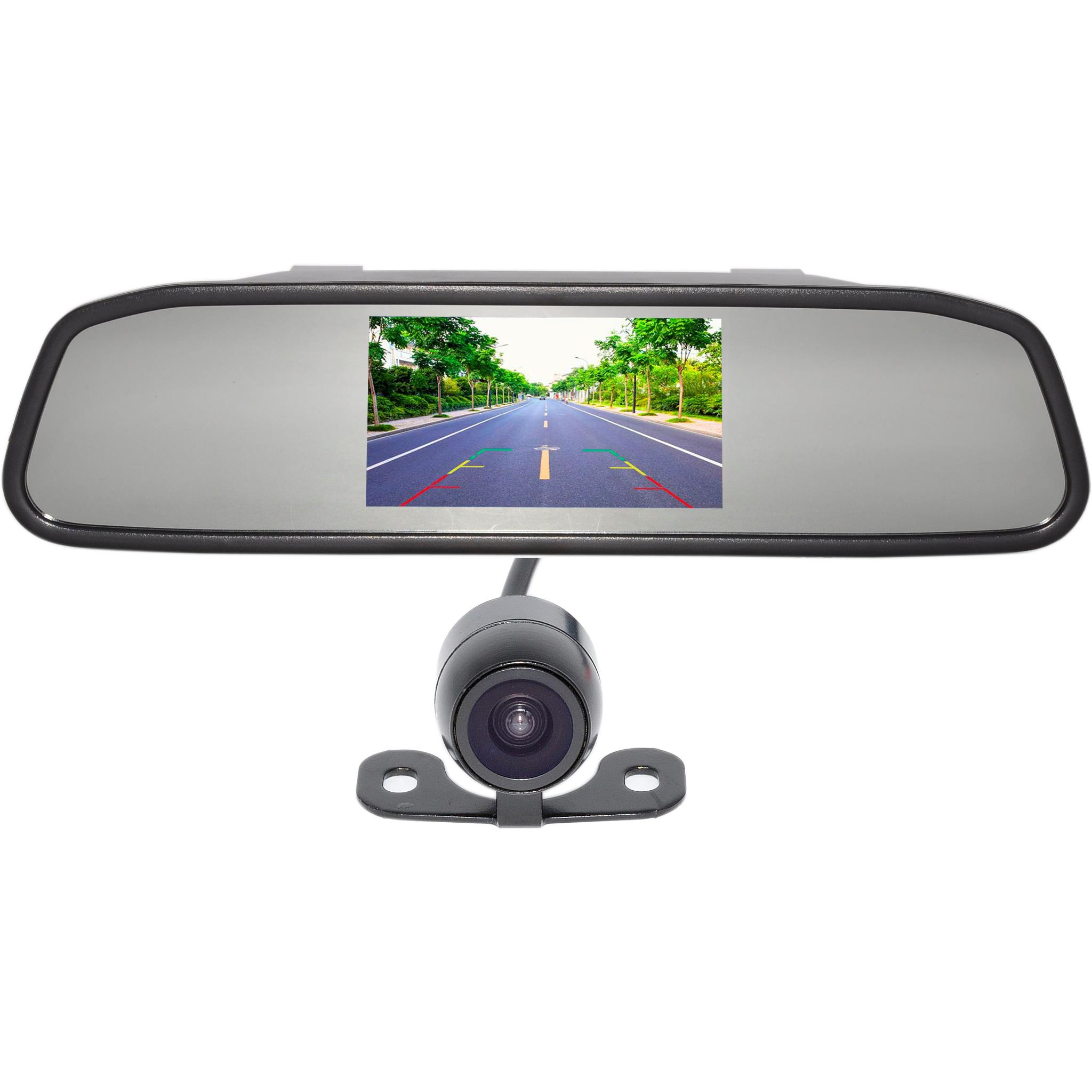 Smartcar RC43RVM Reverse Camera with Mirror Monitor
