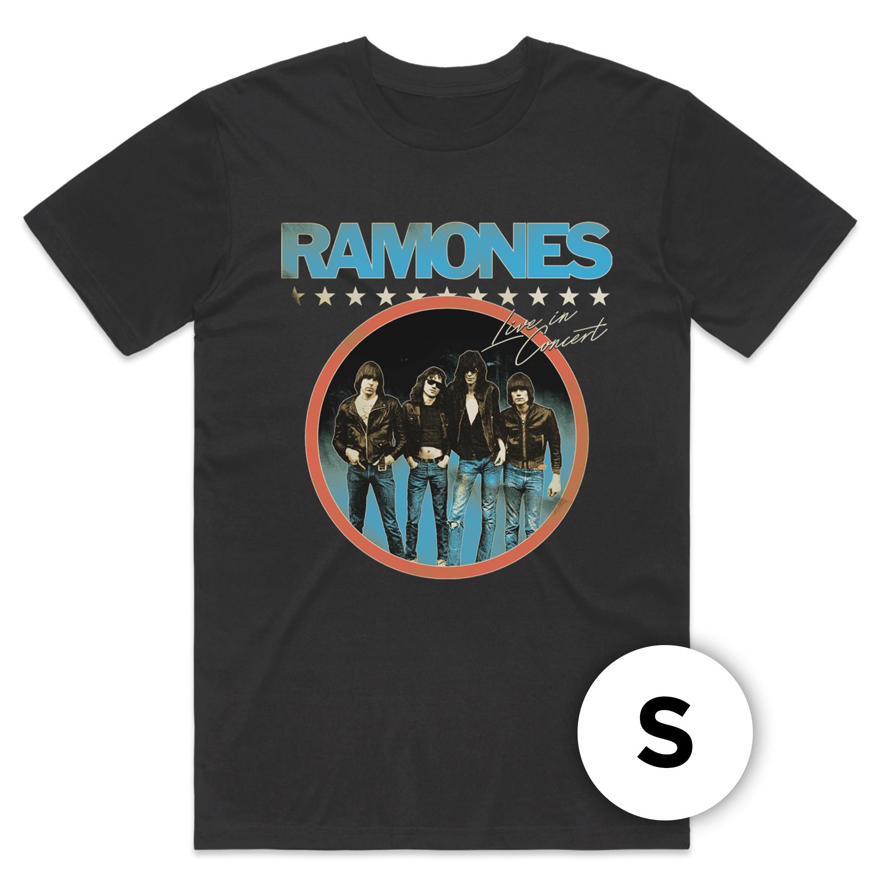 The Ramones - Live in Concert T-Shirt (Small)