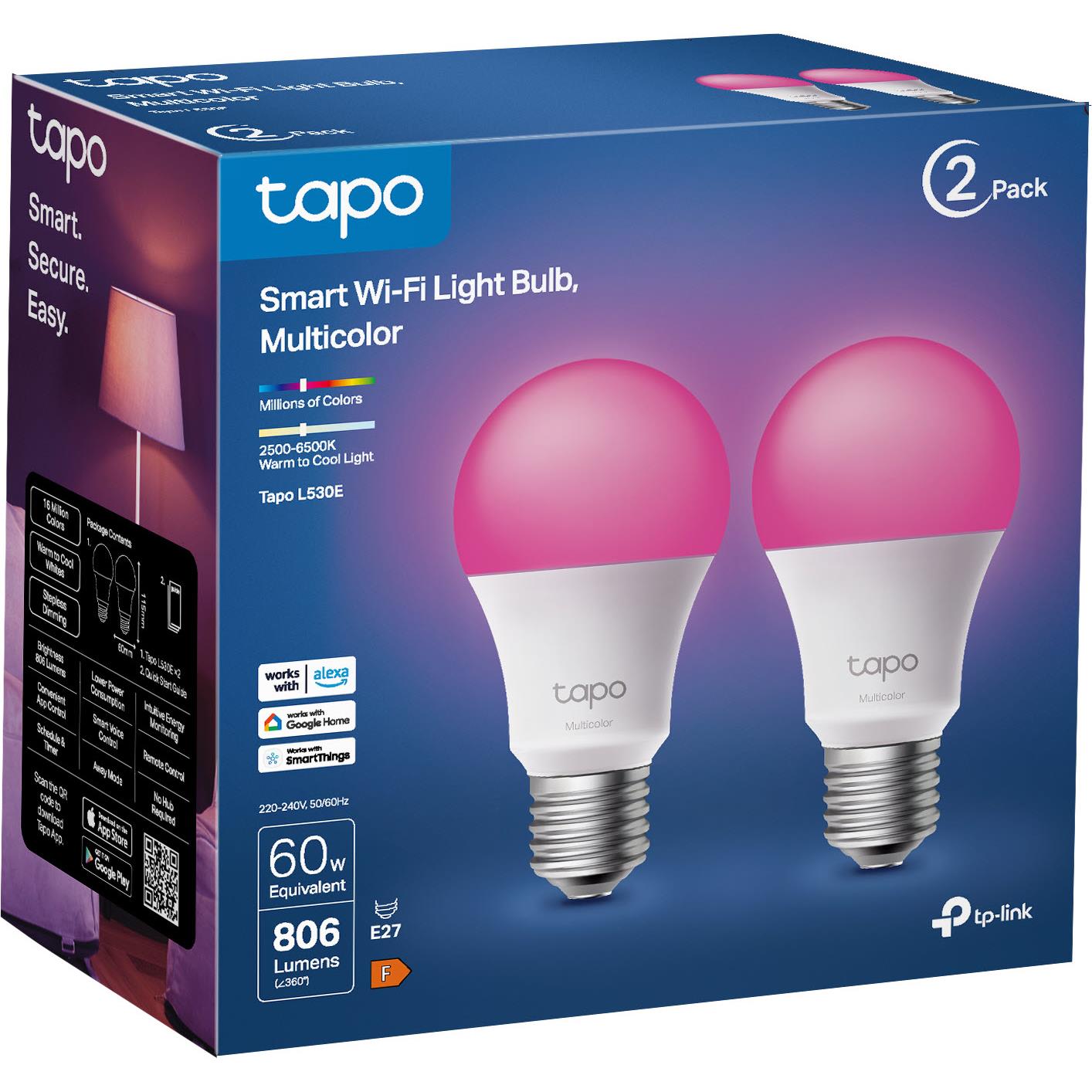 Tapo Echo Compatible Light Bulbs TP-Link Tapo Smart Wi-Fi