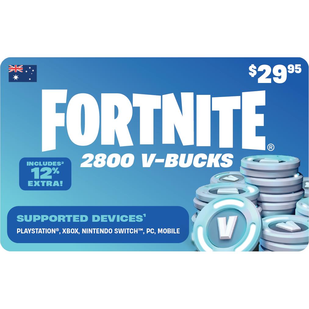Fortnite 2800 V-Bucks [In-store only] JB Hi-Fi