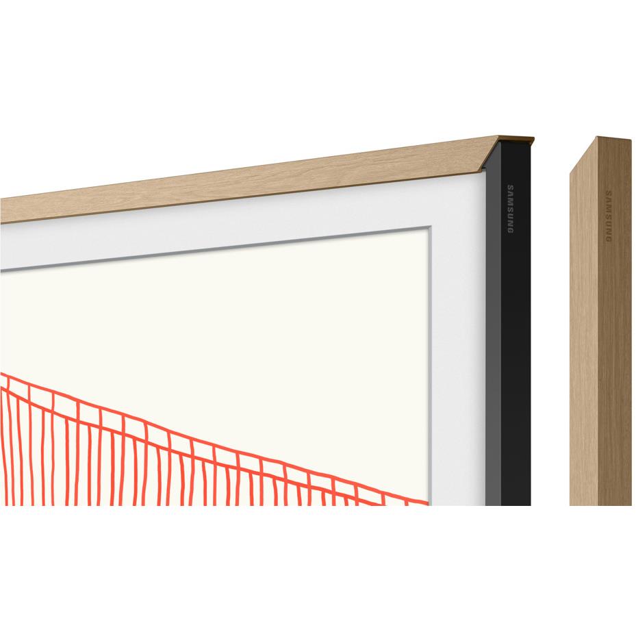 Samsung Customisable Modern Frame For 85" Frame TV, Teak