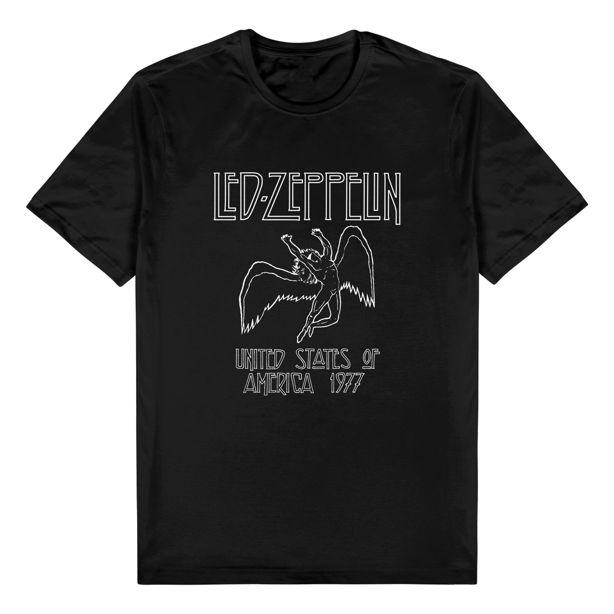 Led Zeppelin - Swan Song T-Shirt (Medium) - JB Hi-Fi
