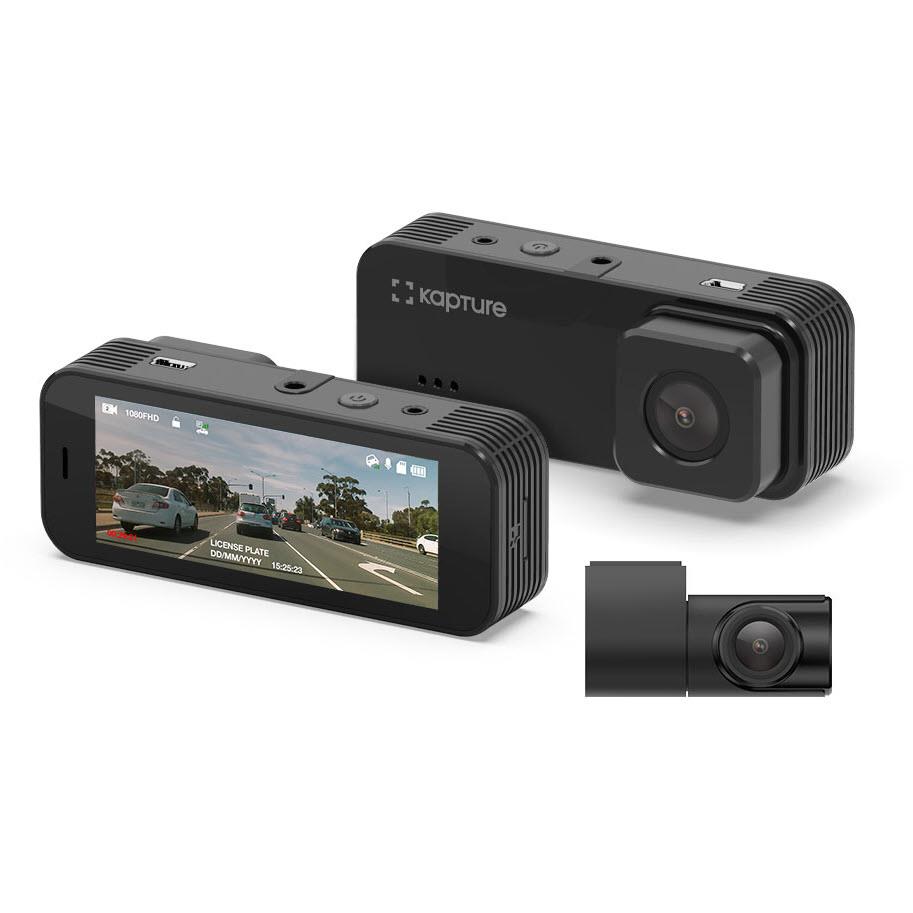 Kapture KPT-592 FHD Front & Rear Dash Camera with 3.2 Screen GPS Logger -  JB Hi-Fi