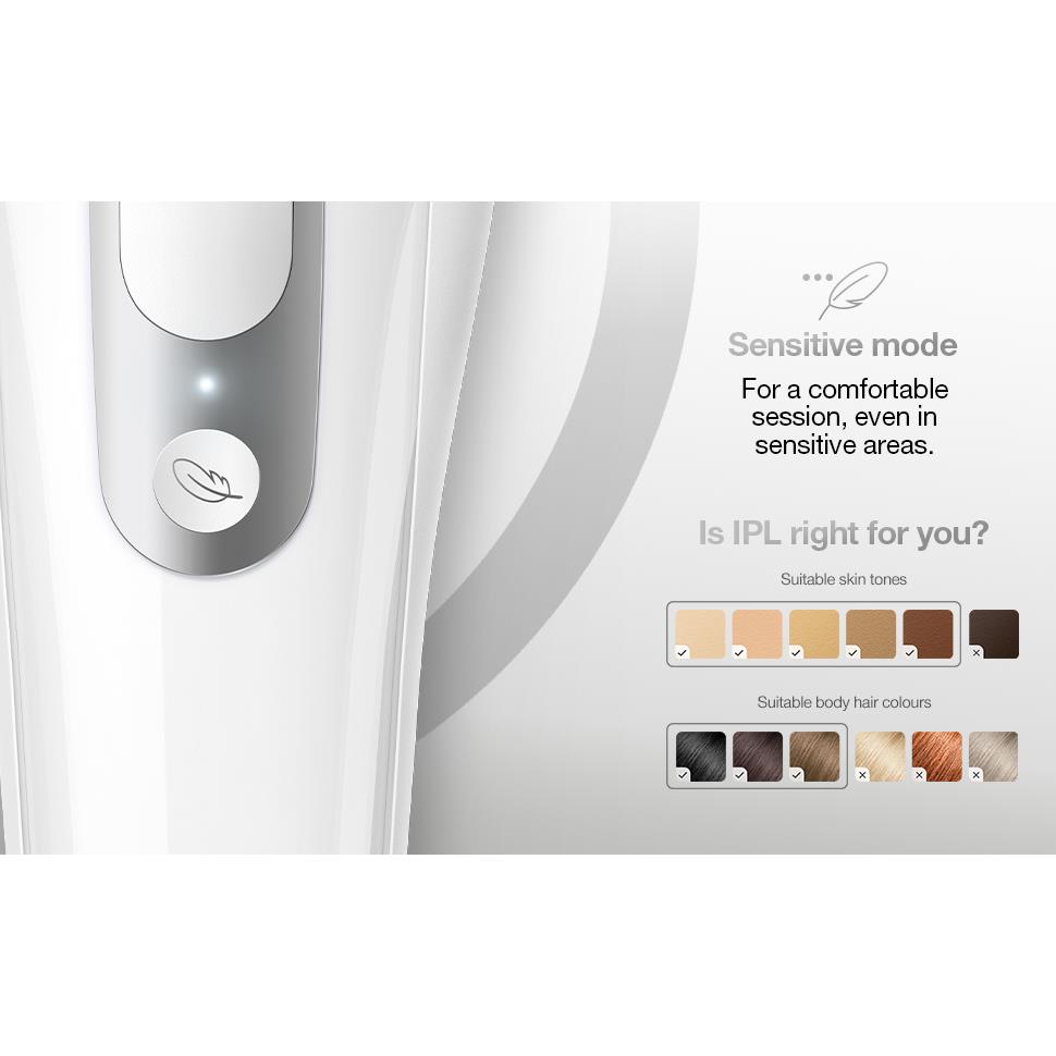 Braun IPL Silk Expert Pro 3 Hair Remover (White/Gold) - JB Hi-Fi