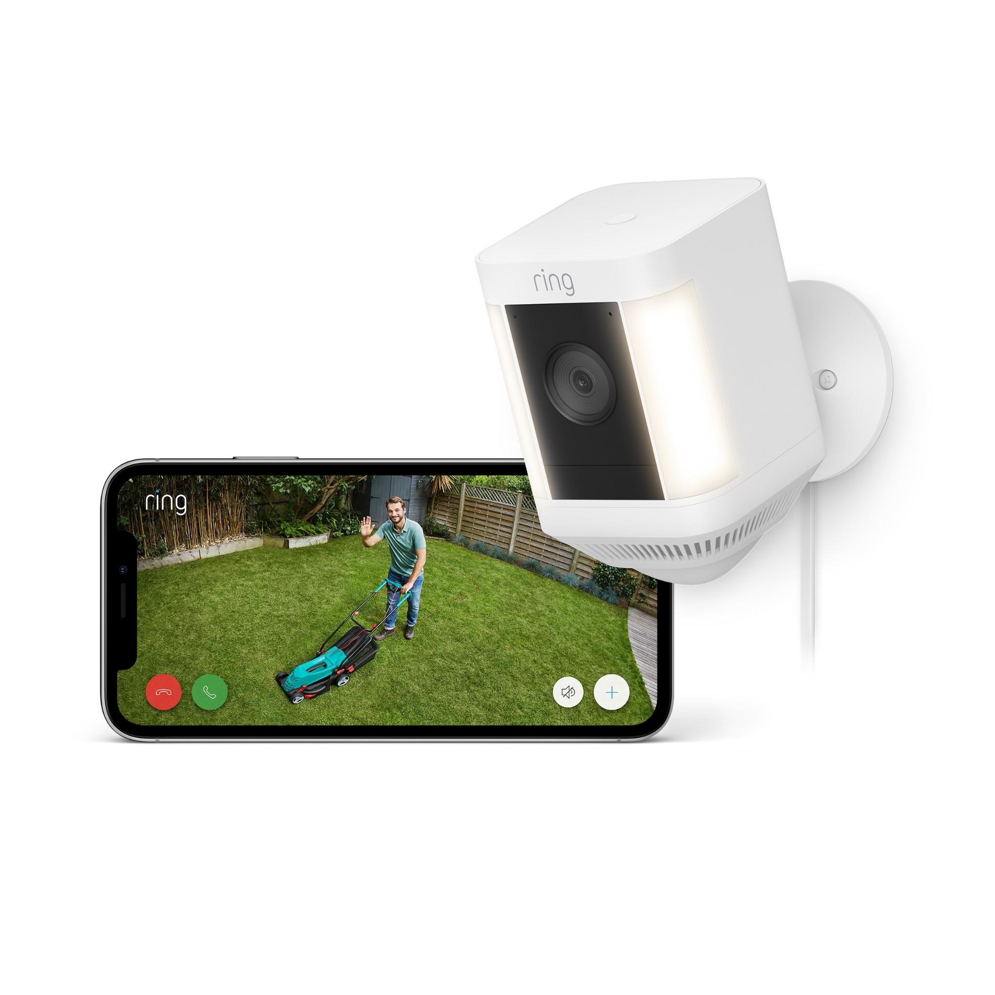 ☆新品☆ Ring Spotlight Cam Plus 408302-wireless-security-