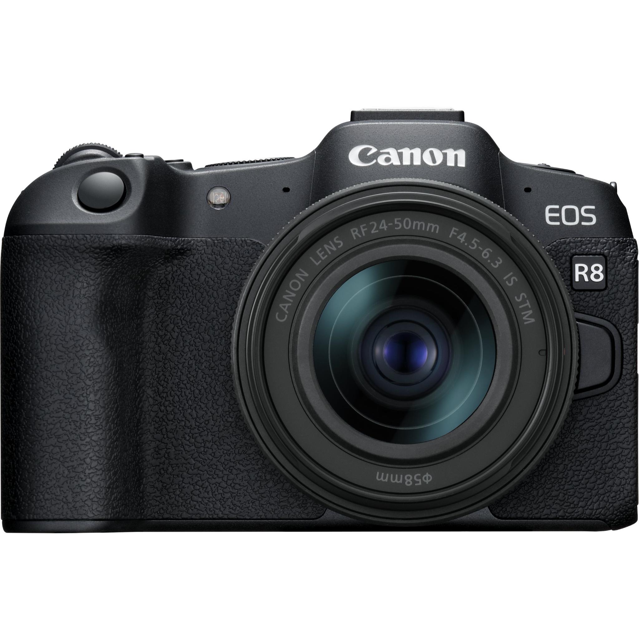 Canon EOS R8 Mirrorless Camera RF 24-50 STM Lens Kit