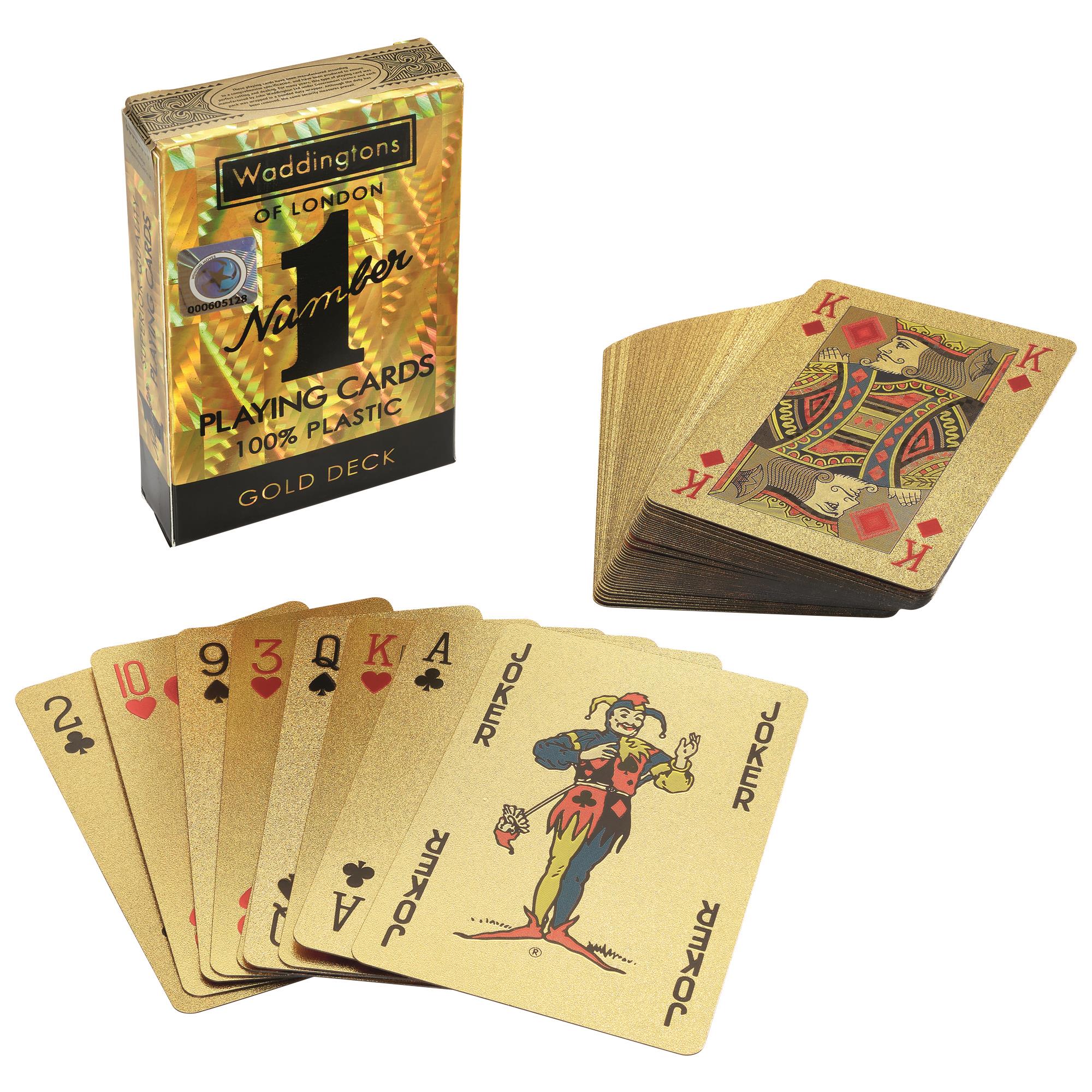 Classic Gold Number 1 Playing Cards - JB Hi-Fi
