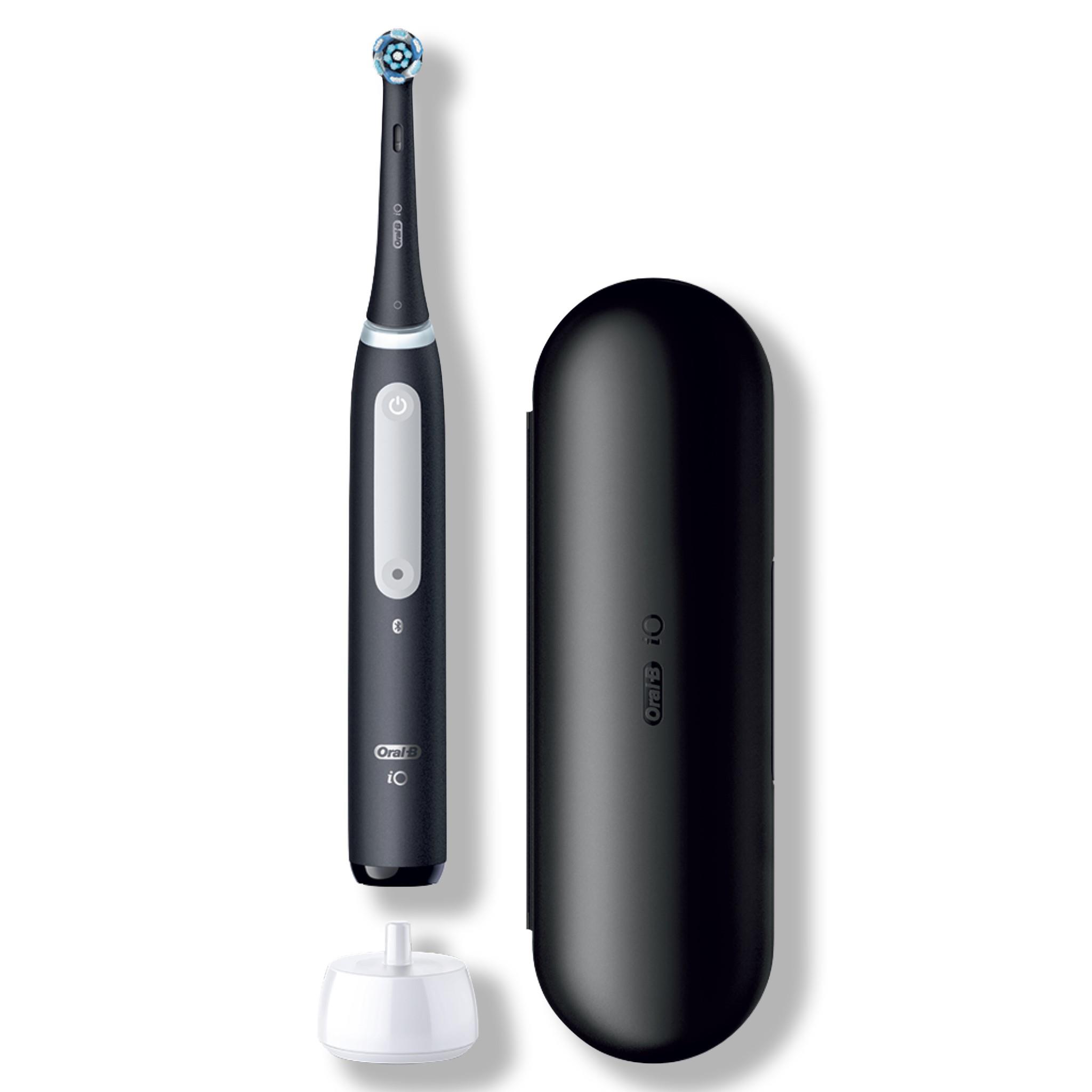 Oral-B iO Series 4 Electric Toothbrush (Black Onyx) - JB Hi-Fi