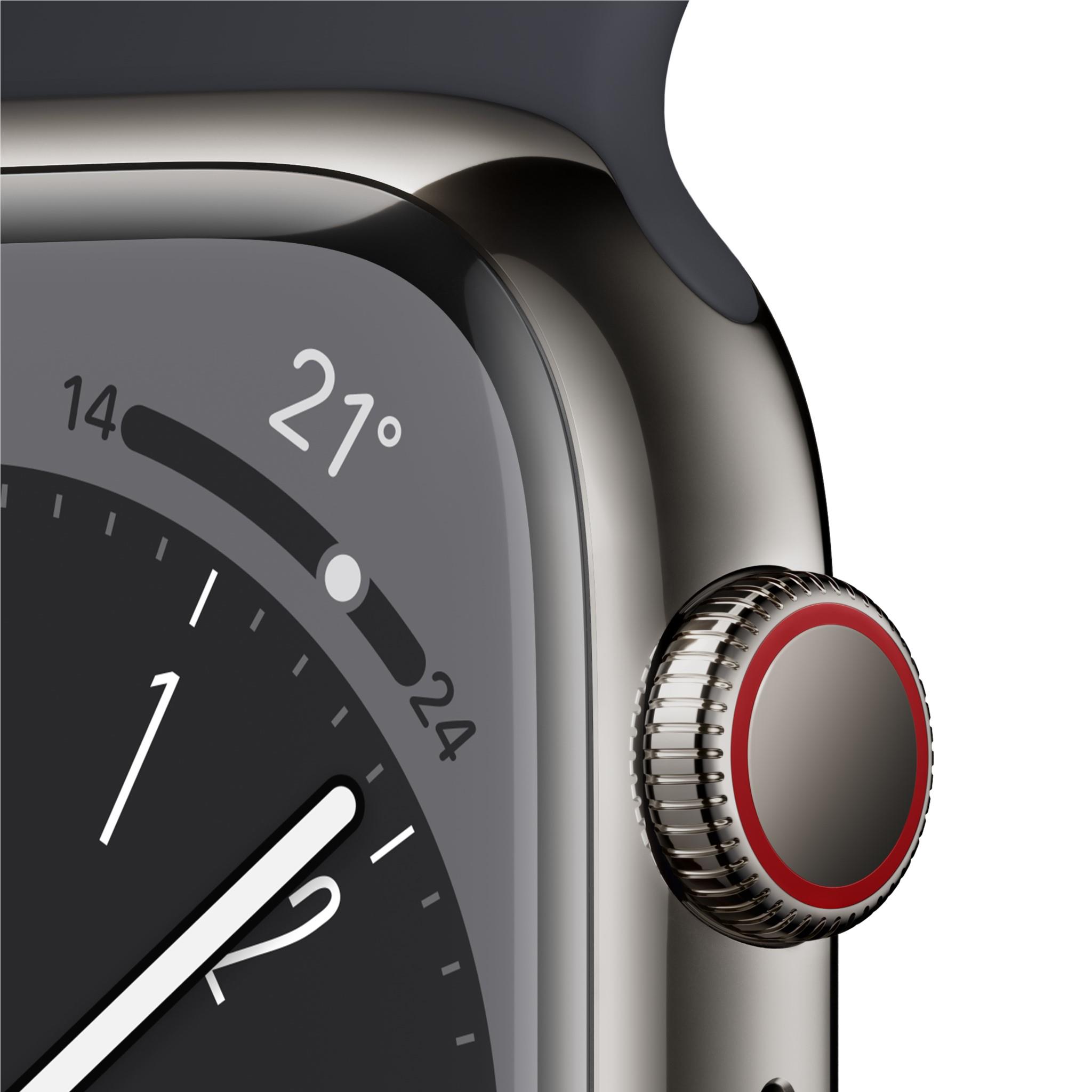 Apple Watch Series 8 45mm Graphite Stainless Steel Case GPS