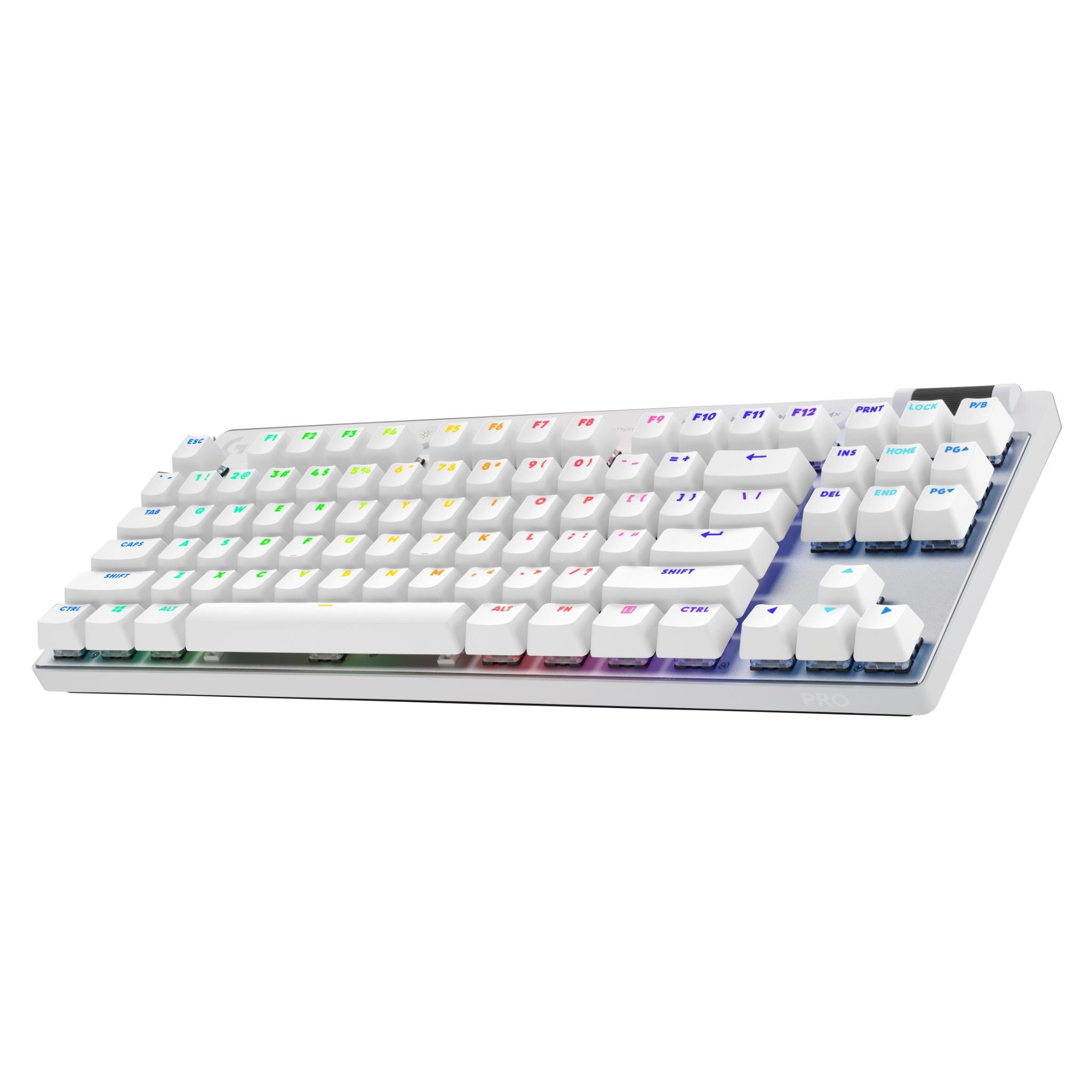 Logitech G PRO X TKL LIGHTSPEED Gaming Keyboard (White) - JB Hi-Fi