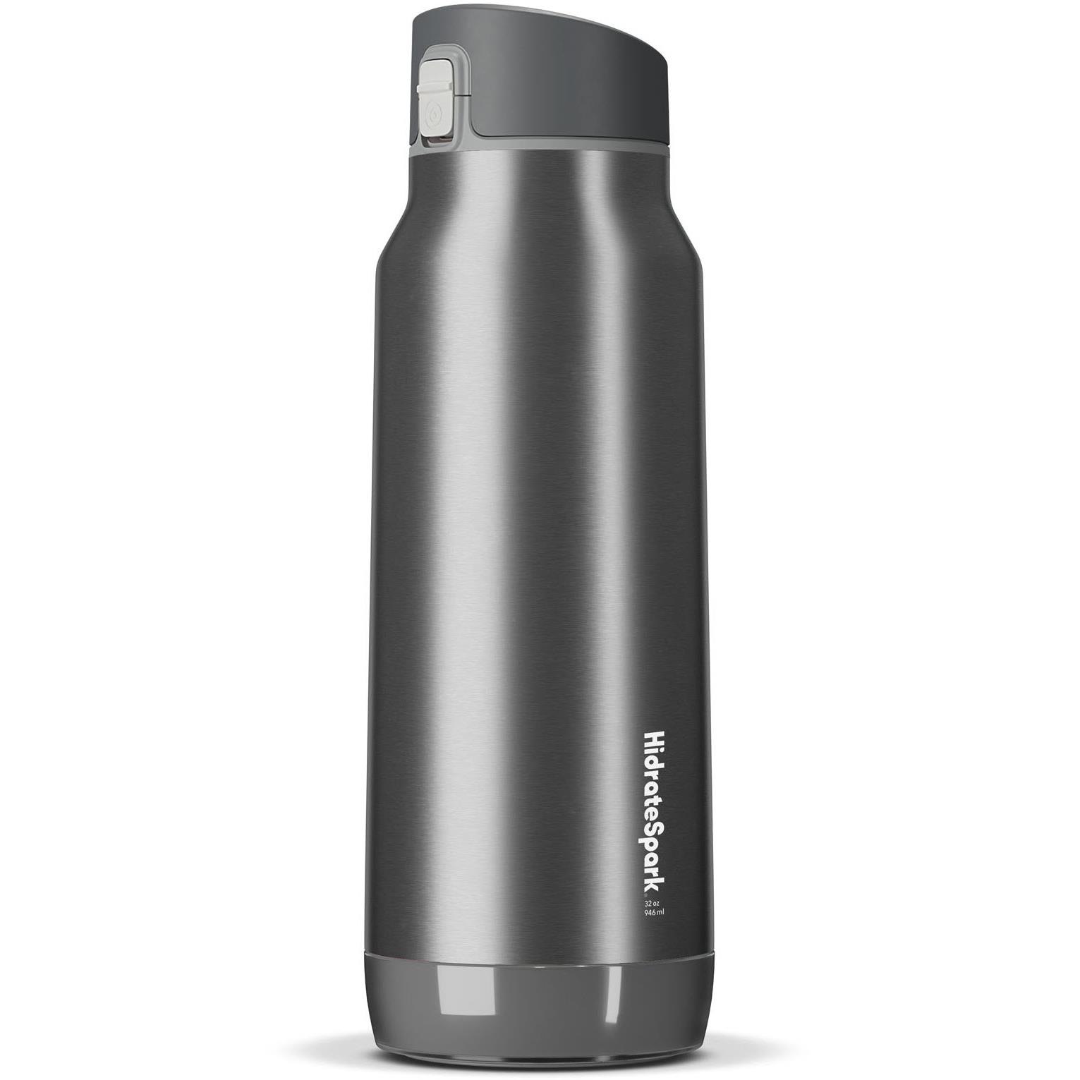 【hane様】HidrateSpark PRO STEEL シルバー 620ml HidrateSpark PRO STEEL - 32 oz. Smart Water Bottle + Bonus