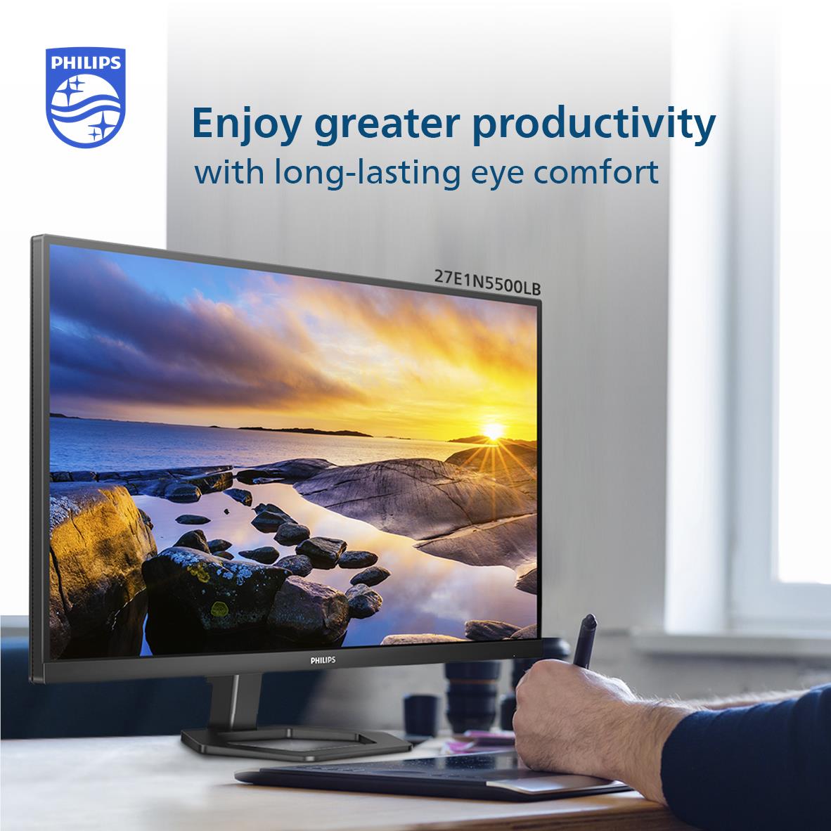 フィリップス 27E1N5500E11 27インチモニター QHD Monitor クアッド HD モニター 27E1N5500E/11 | Philips