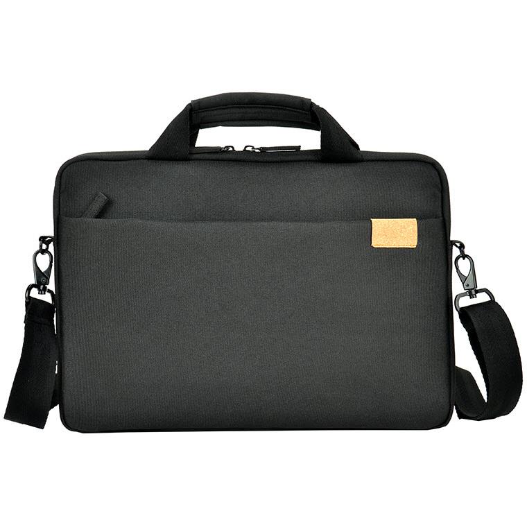 XCD Recycled 13.3" Slimline Laptop Briefcase Bag V2 (Black)