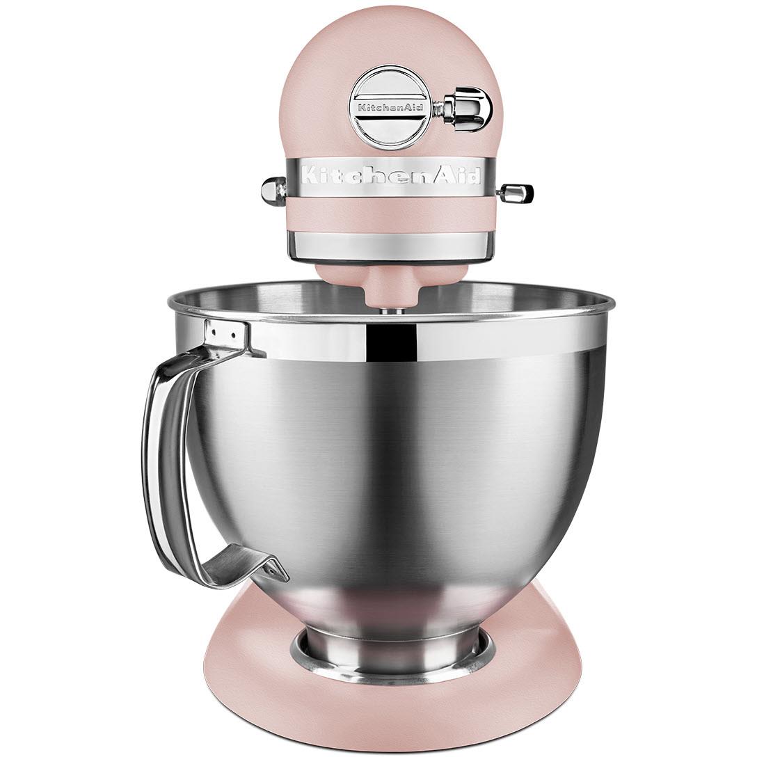 KitchenAid KSM195 4.8L Artisan Stand Mixer (Feathered Pink) - JB Hi-Fi
