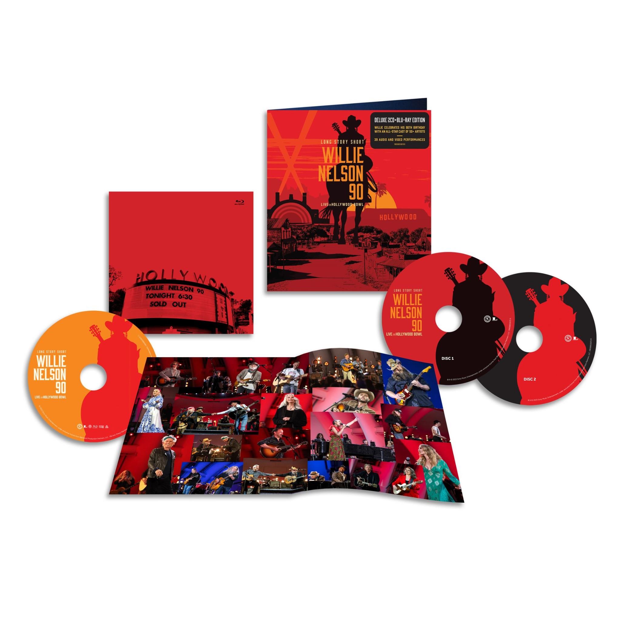 CD/Blu-Ray Long Story Short: Willie Nelson 90 - Live At Hollywood Bowl - Edition Anniversaire Avec Invités