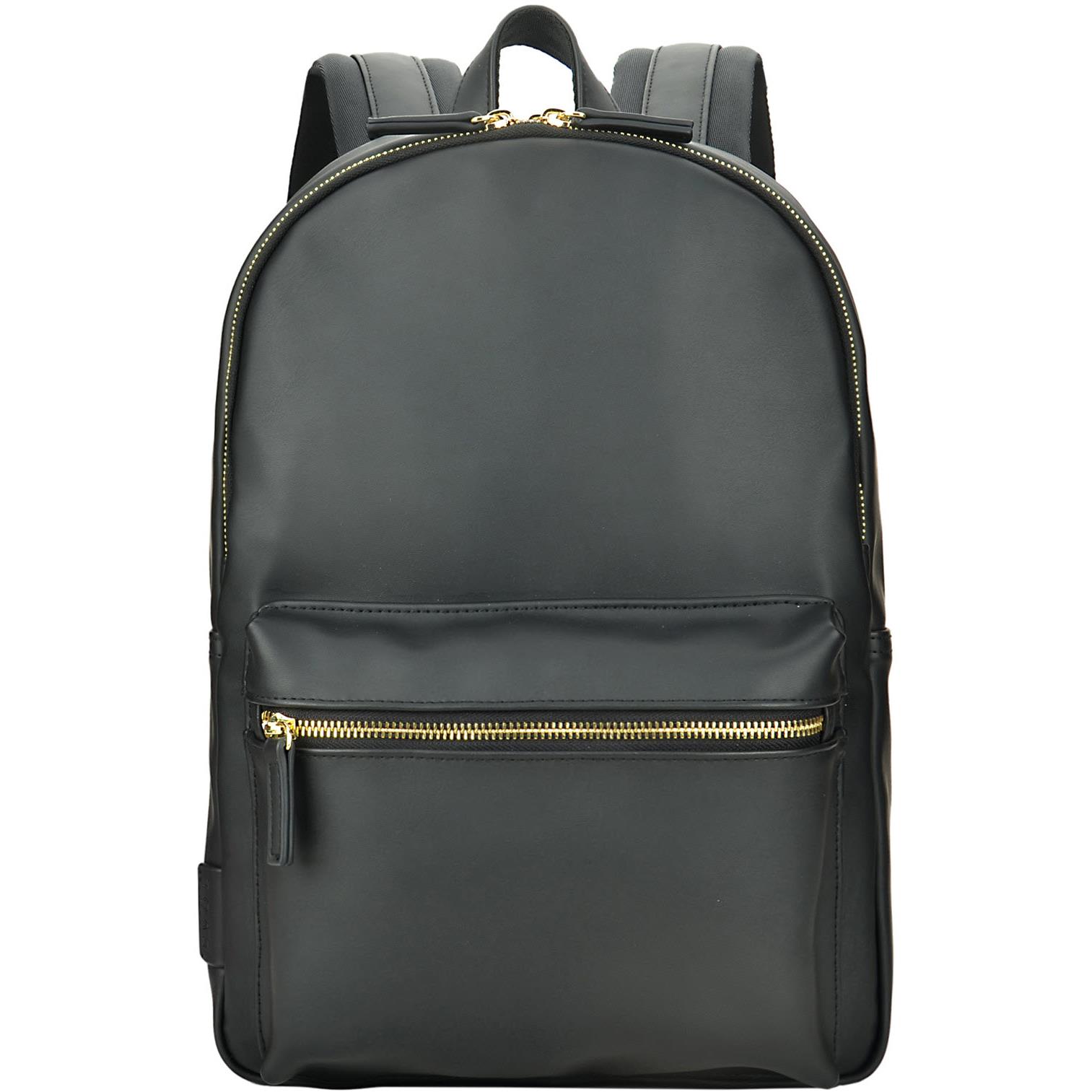 Generation Earth 13.3 - 14.1" Recycled PU Berlin Laptop Backpack (Black/Gold)