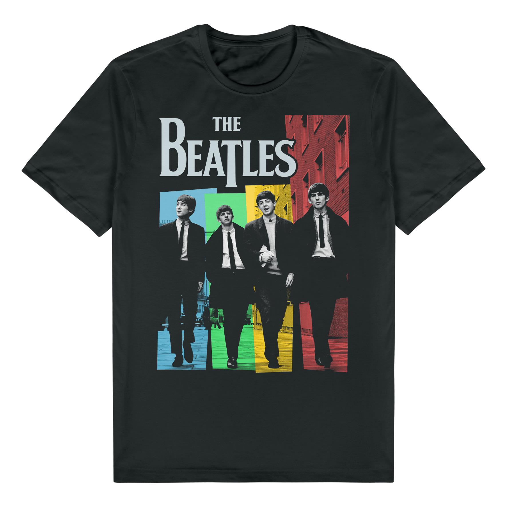 Beatles, The - Coloured Stripe T-Shirt (XXL) - JB Hi-Fi