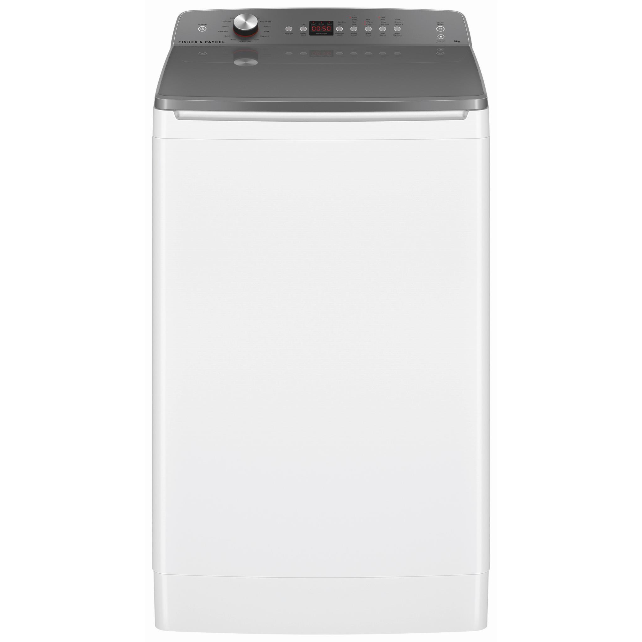 Fisher& Paykel WL8058G1 8kg Top Loader Washing Machine with UV Sanitise