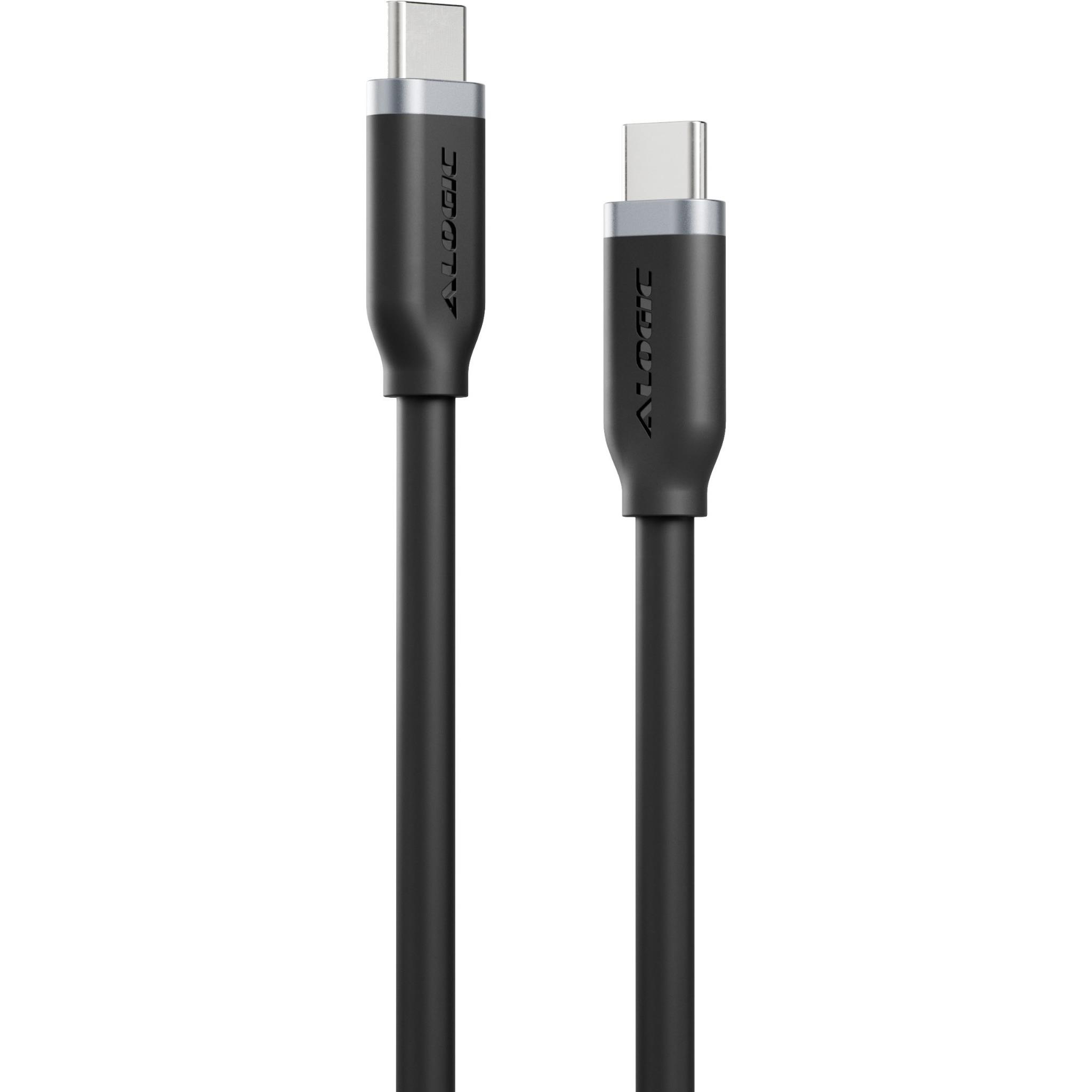 ALOGIC Elements Silicone 240W USB-C Cable 2m (Black)