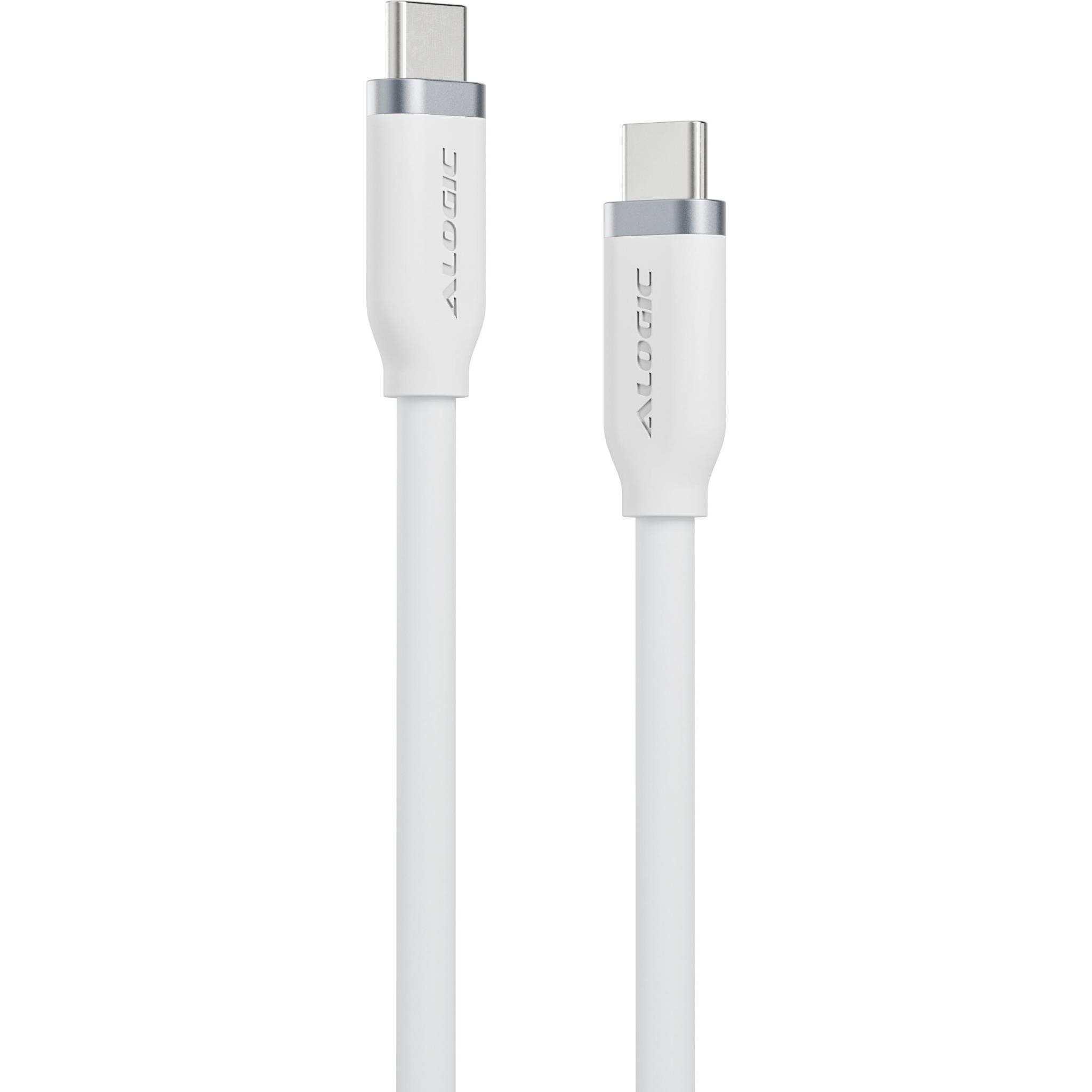ALOGIC Elements Silicone 240W USB-C Cable 1m (White)