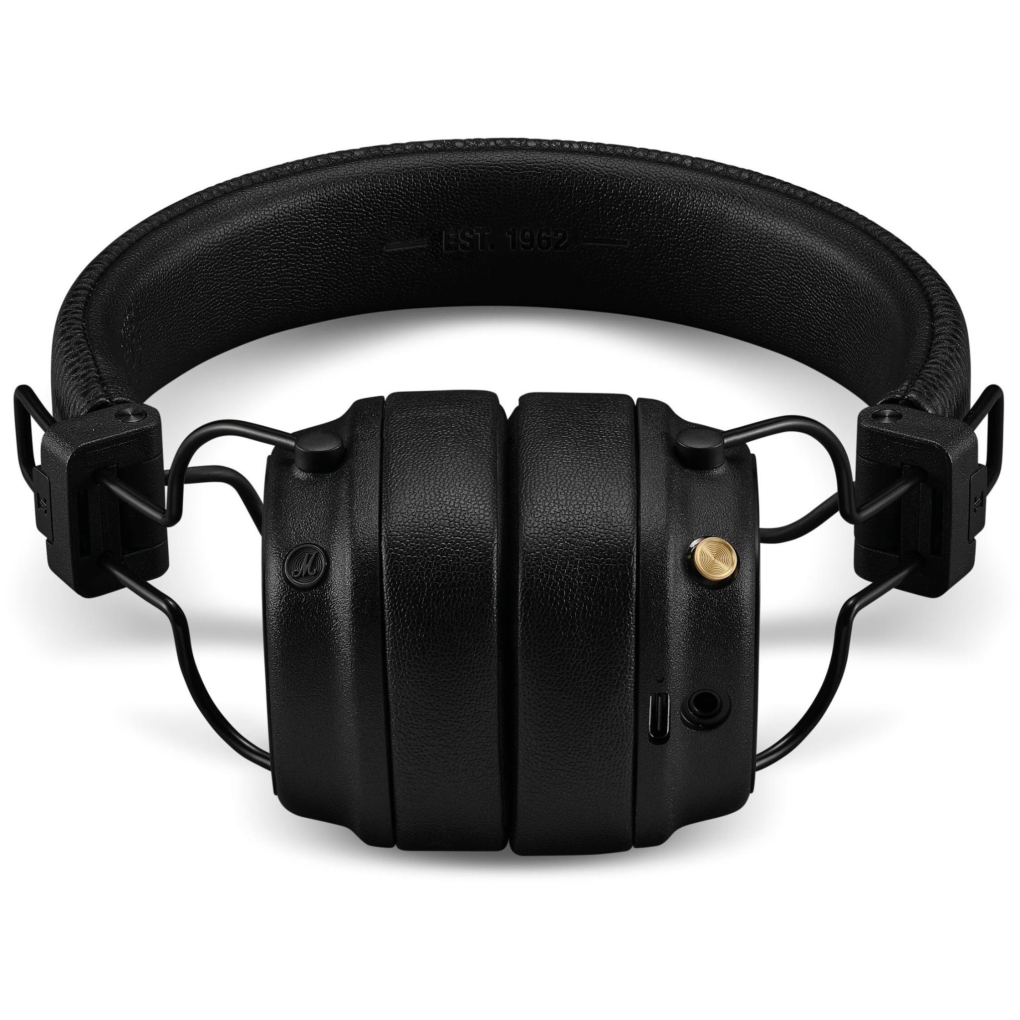 Marshall MAJOR V Wireless On-Ear Bluetooth Headphones (Black) - JB