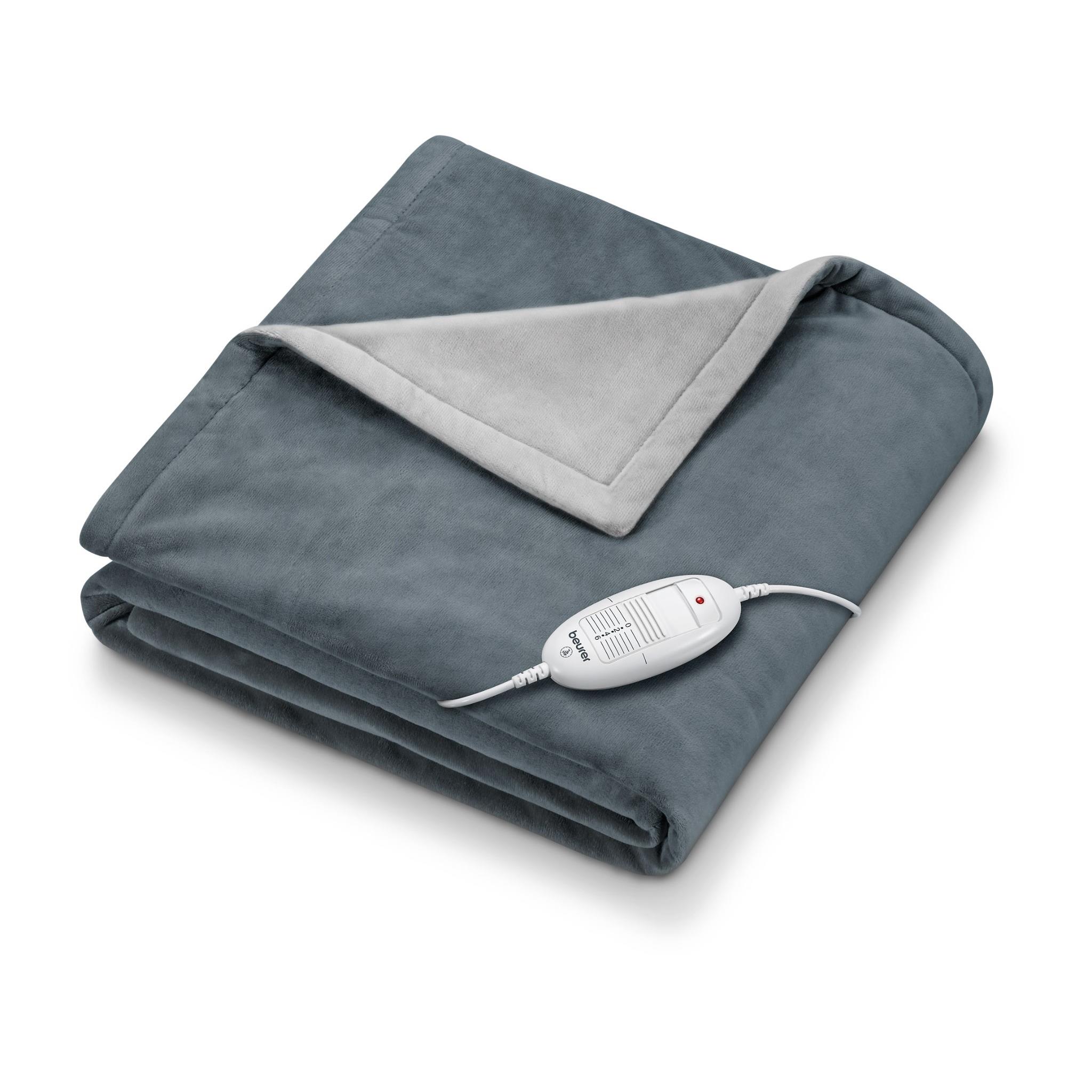 Beurer HD75DG Heated Throw Blanket (Dark Grey)