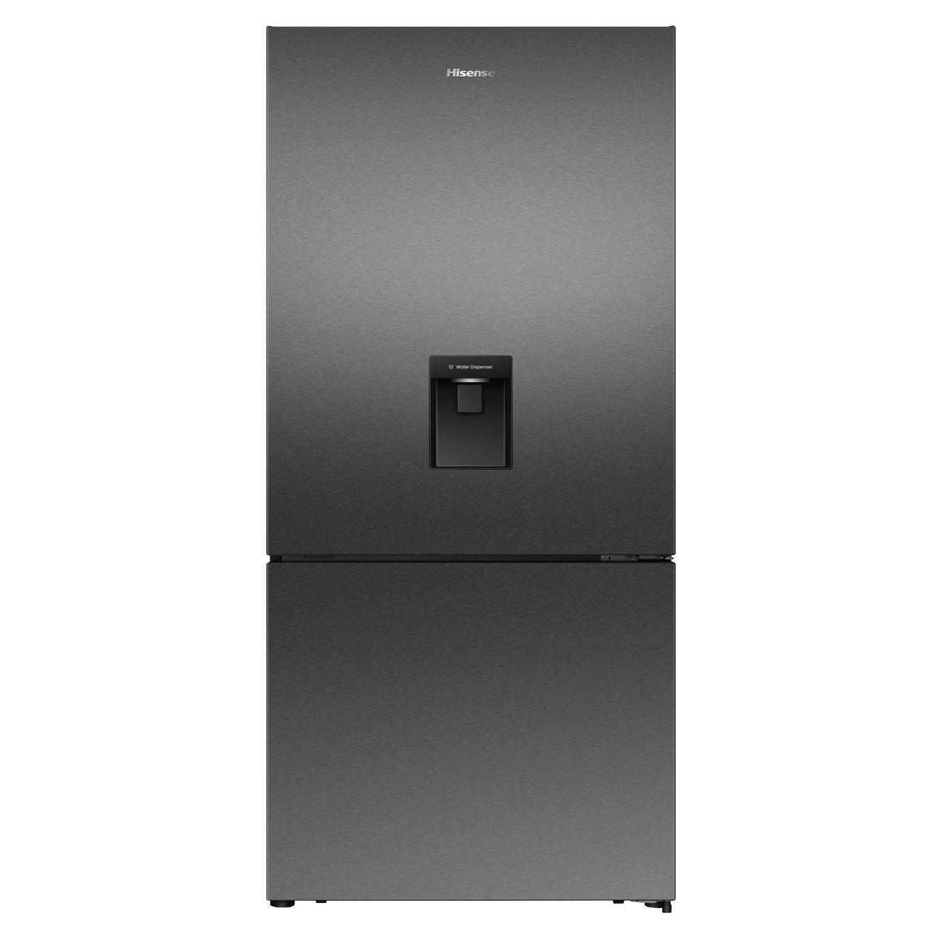 Hisense HRBM500TBW 500L PureFlat Bottom Mount Fridge (Dark Stainless Steel)