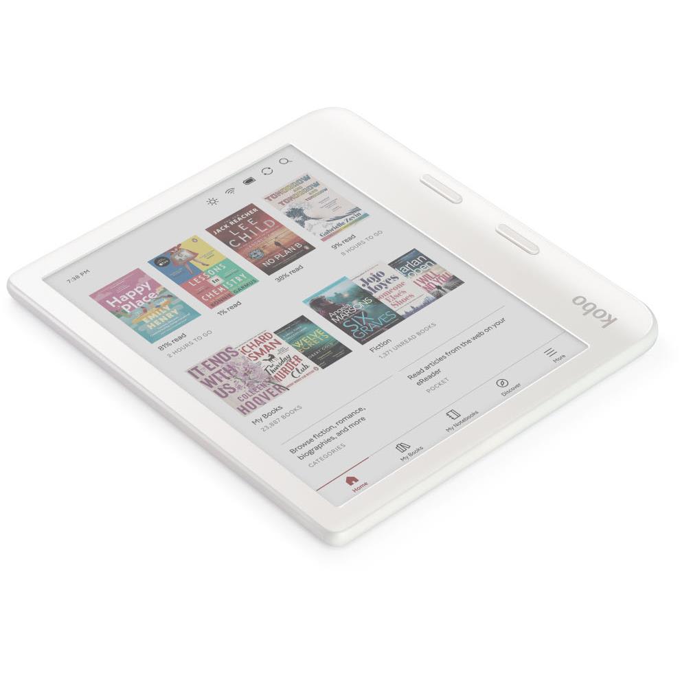 Kobo Libra Colour (White) - JB Hi-Fi