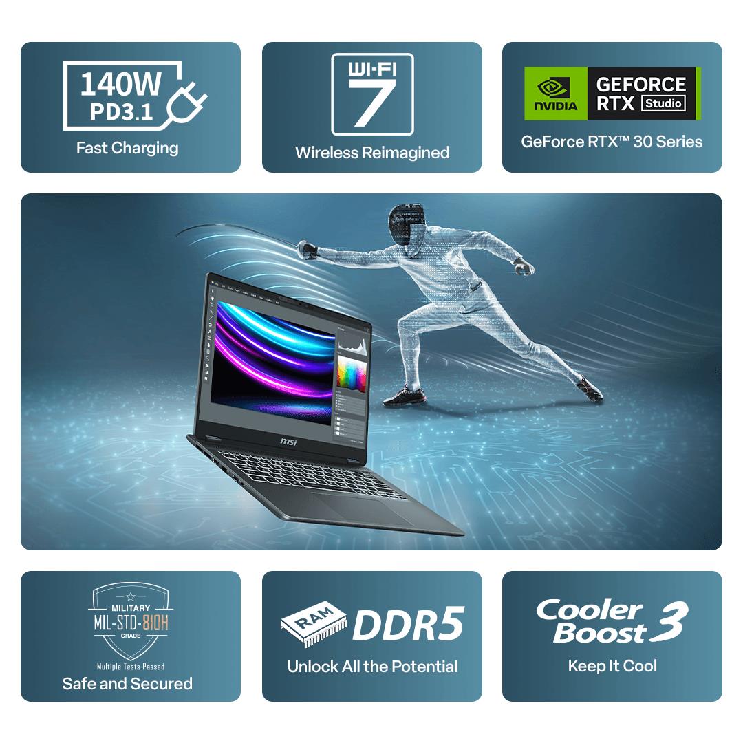 美品❗️MSI Prestige14 i7 RTX 3050 32GB 1TB Msi Prestige 14