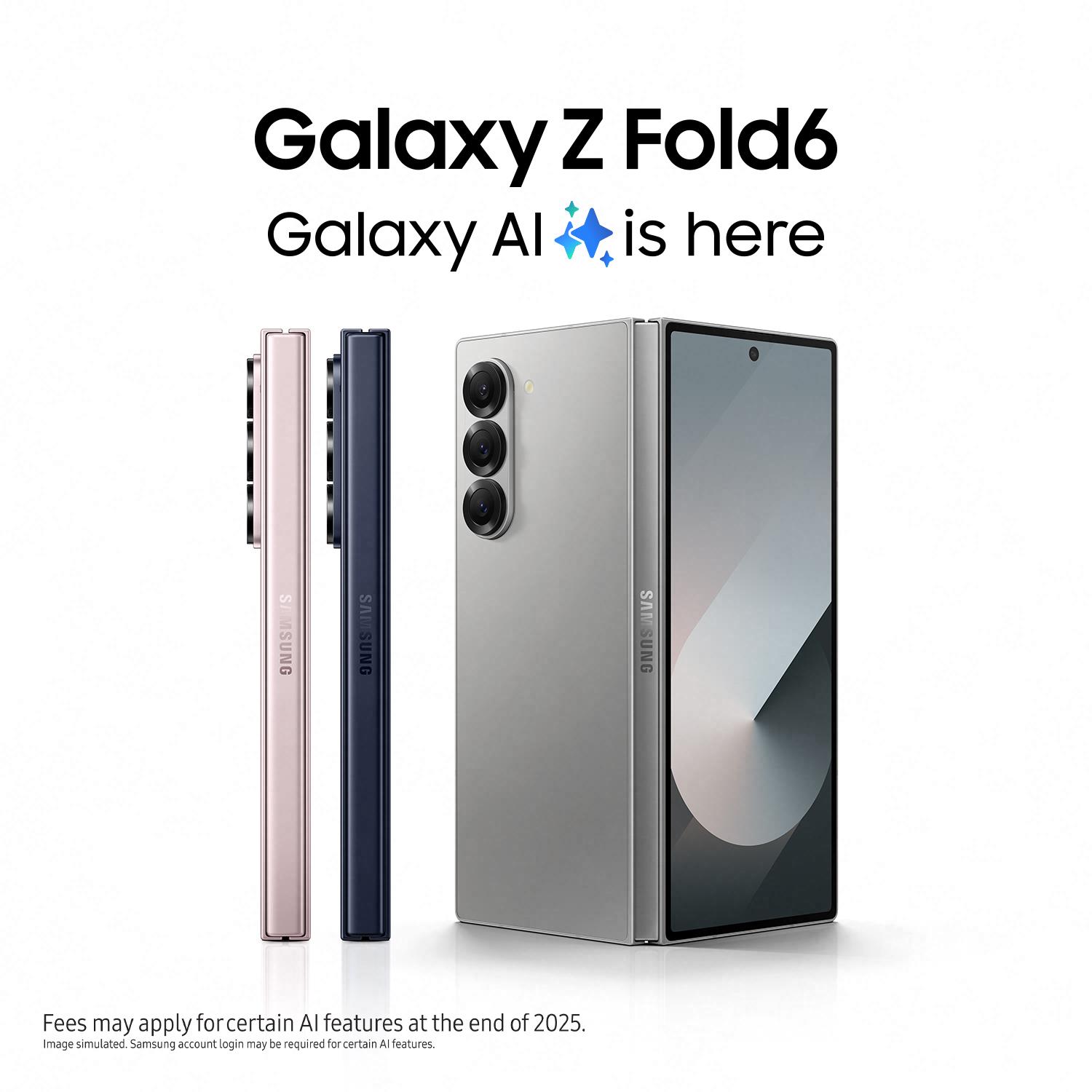Samsung Galaxy Z Fold6 5G 256GB (Pink) - JB Hi-Fi