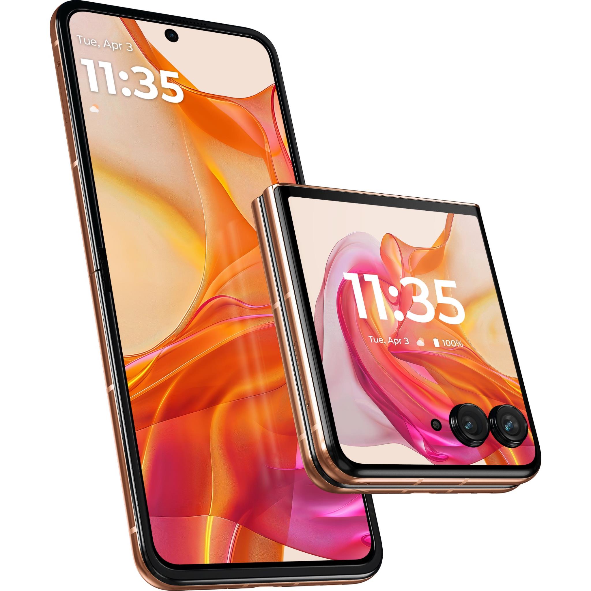 Motorola Razr 50 Ultra 5G 512GB (Peach Fuzz) - JB Hi-Fi