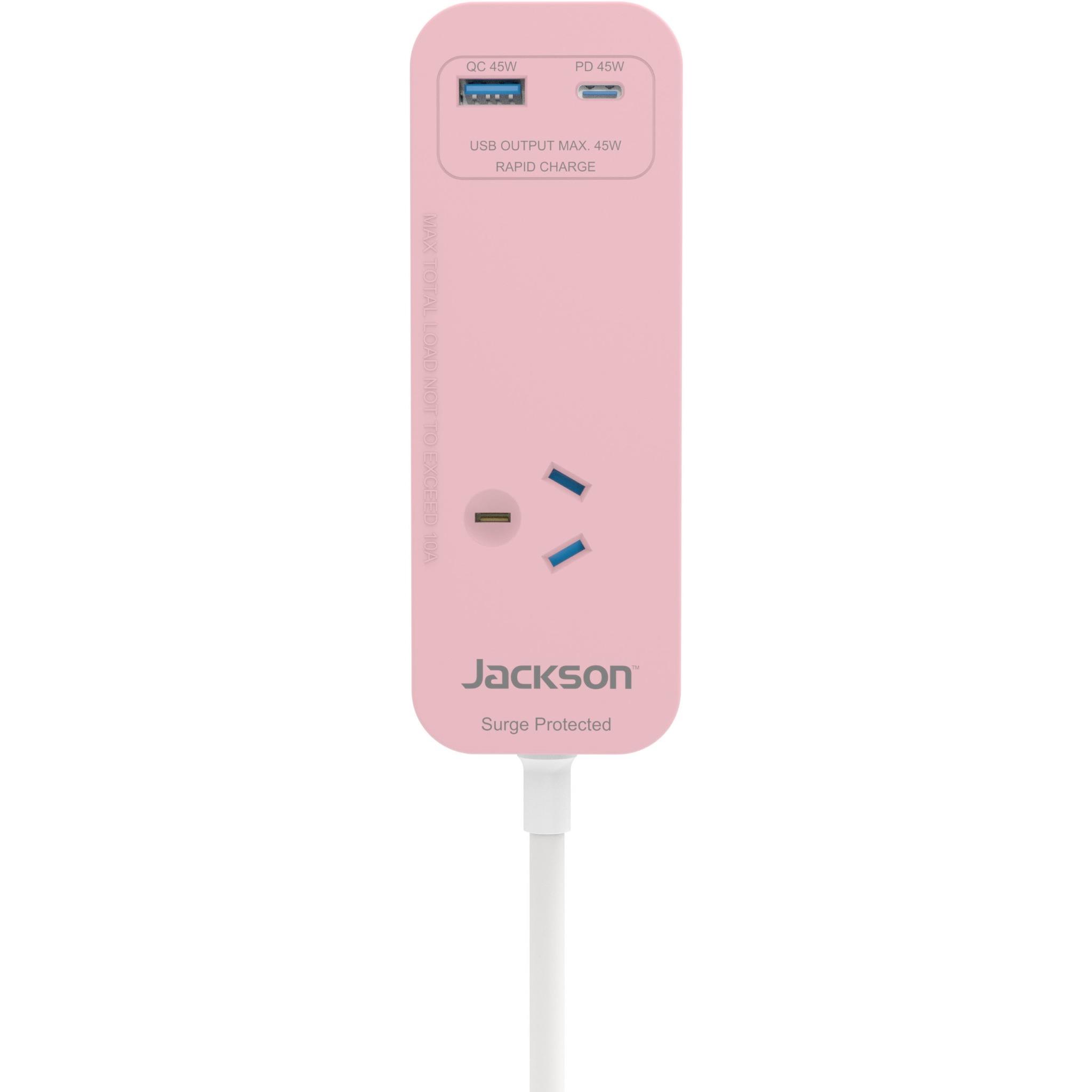 Jackson Rapid Charge USB-C Portable Powerboard (Pink)