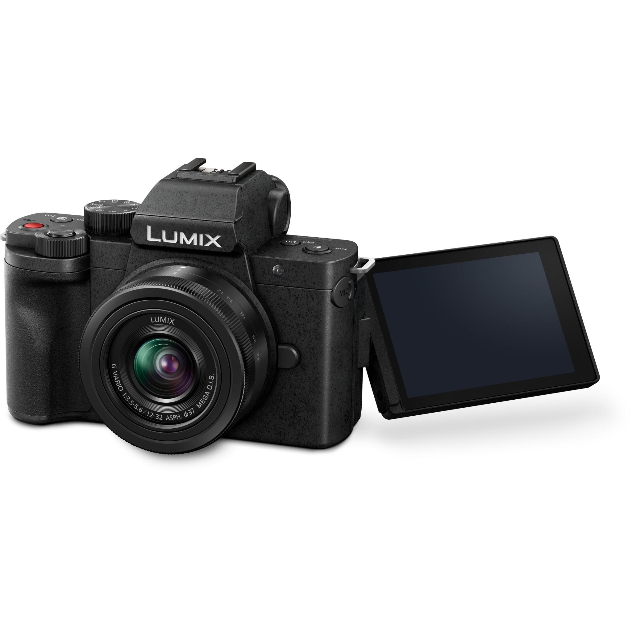 Panasonic LUMIX G100D Compact Mirrorless Camera with 12-32mm
