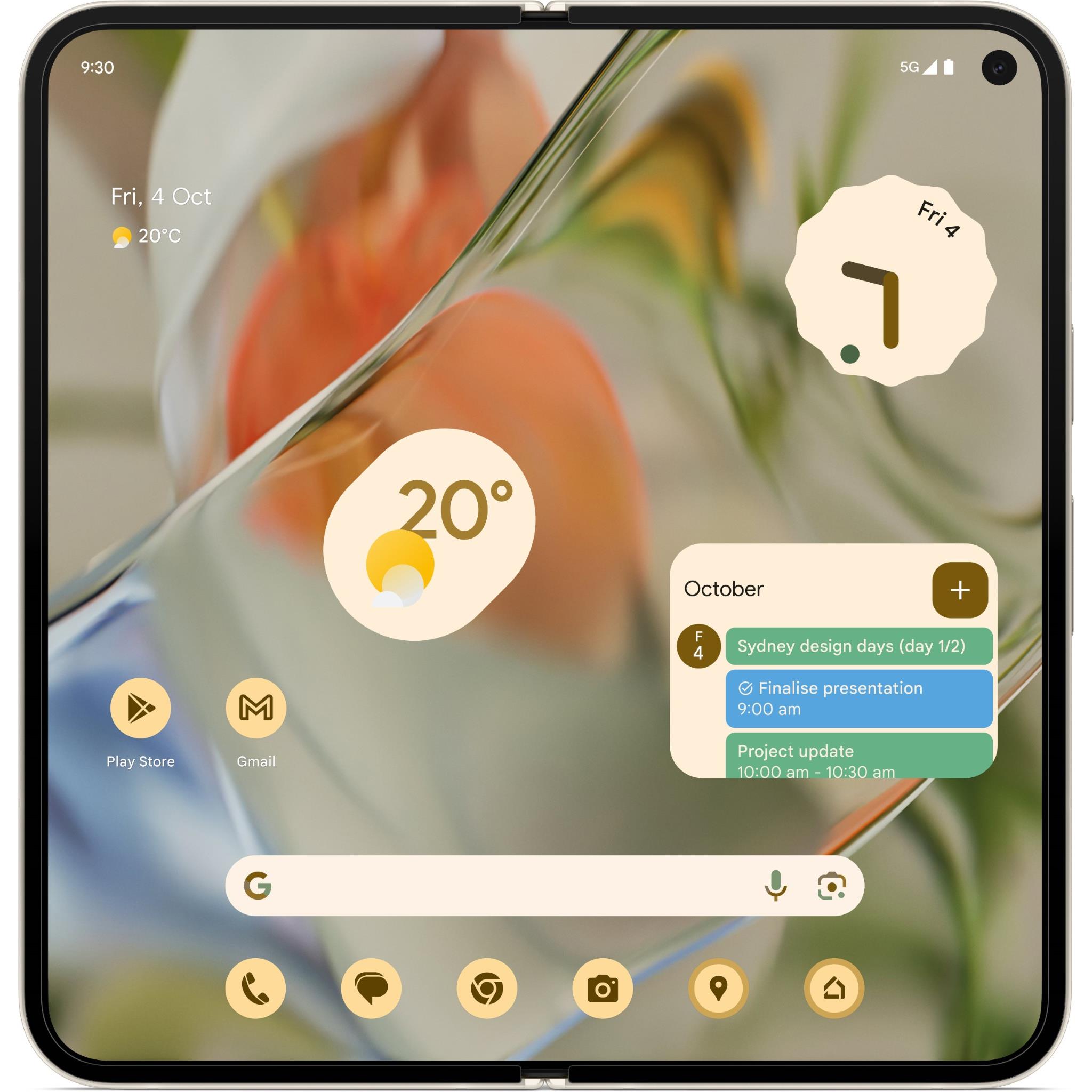 Google Pixel 9 Pro Fold 5G 256GB (Porcelain) - JB Hi-Fi