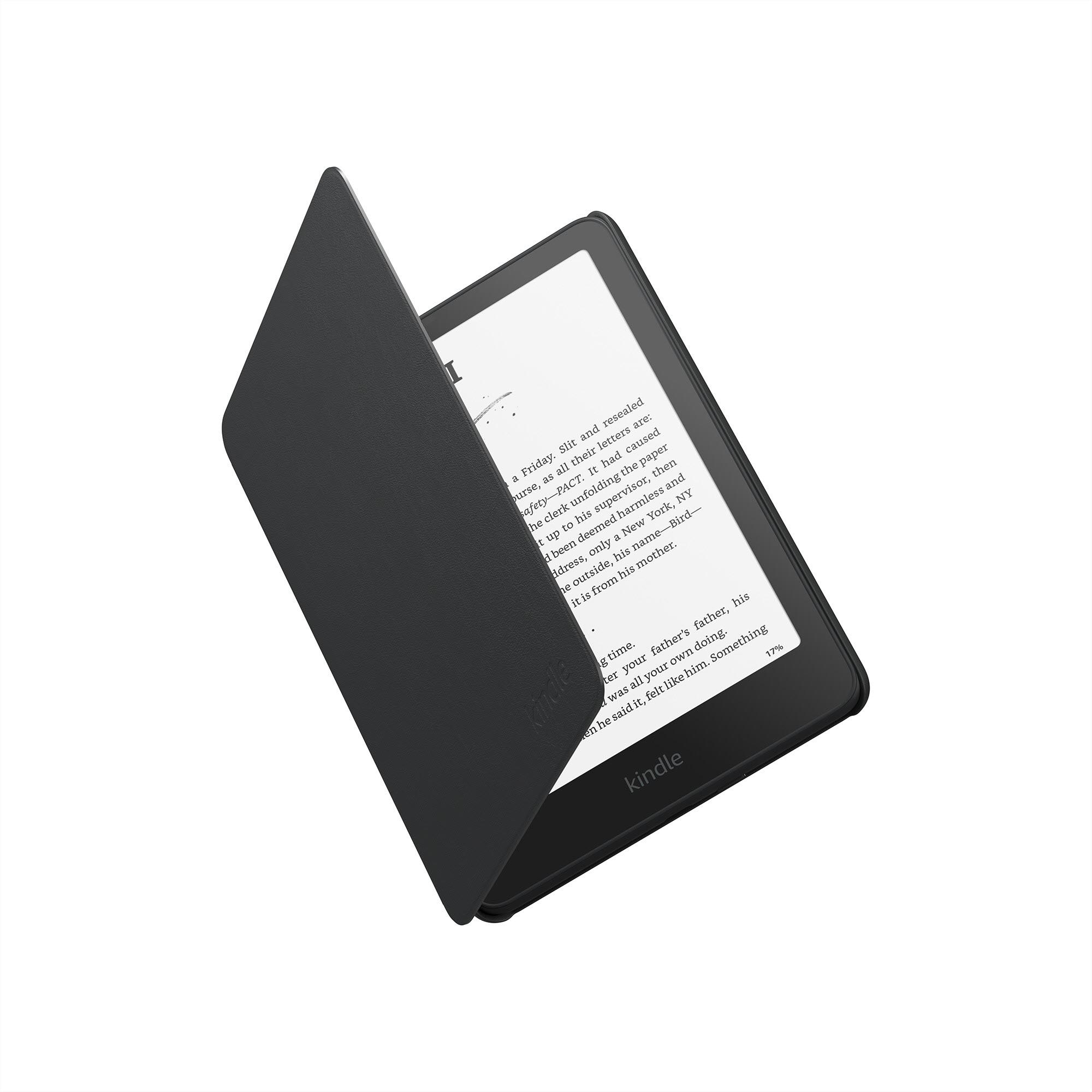 Kindle Paperwhite 12th Gen Plant Based Leather Cover (Black) - JB
