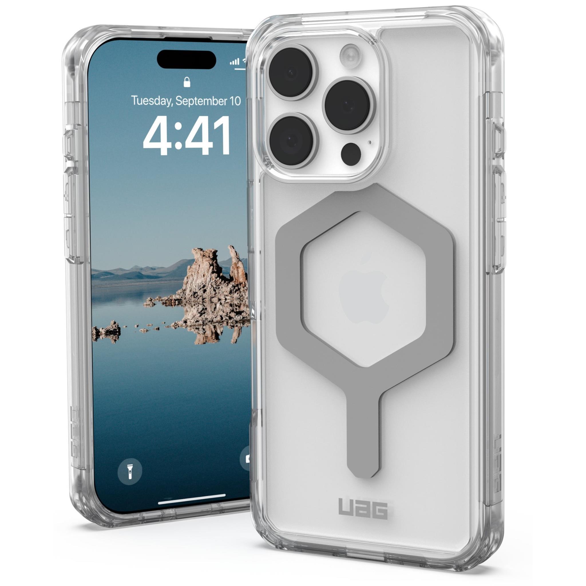 UAG Plyo MagSafe Case for iPhone 16 Pro (Ice Silver)