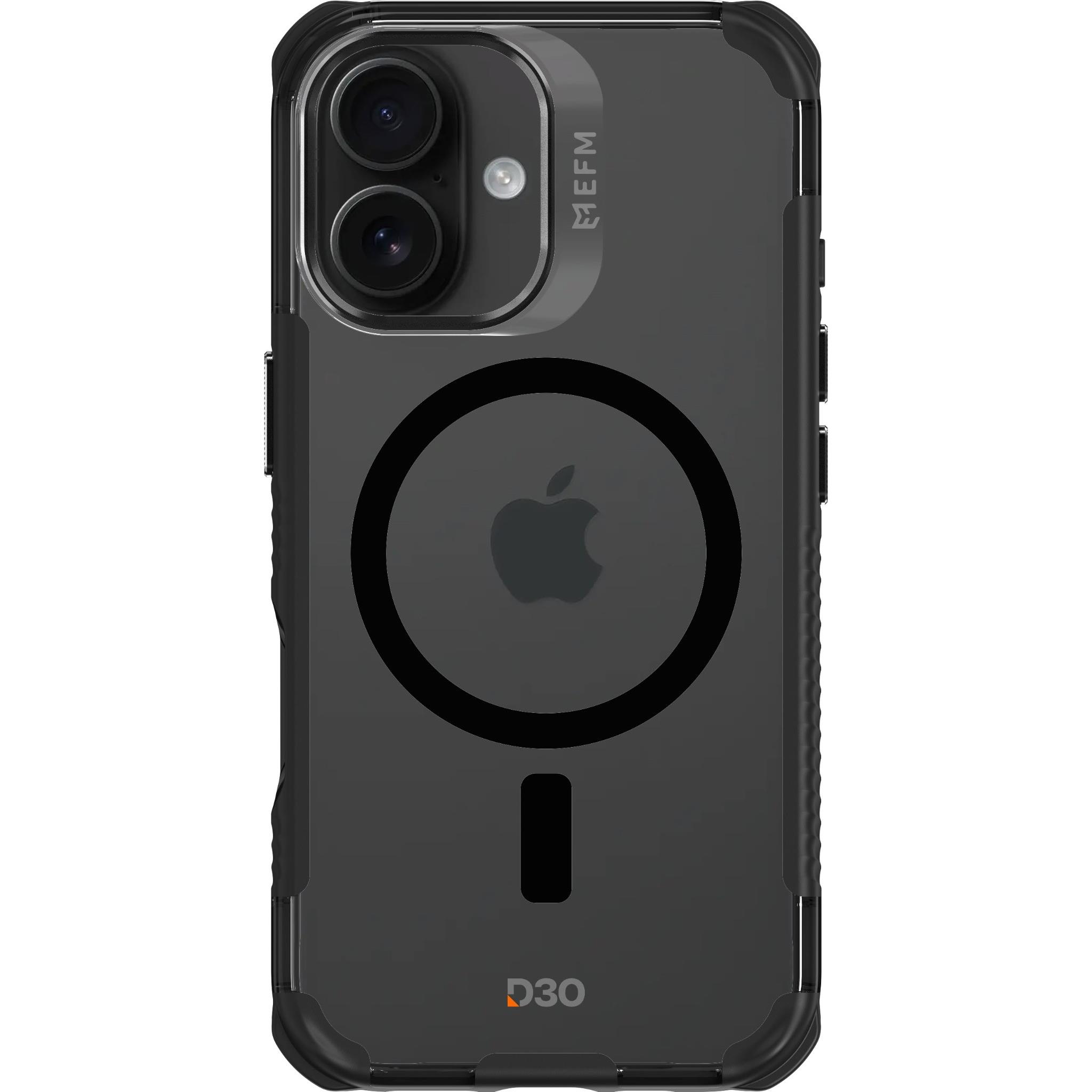 EFM Cayman Case with D3O Bio for iPhone 16 (Carbon)