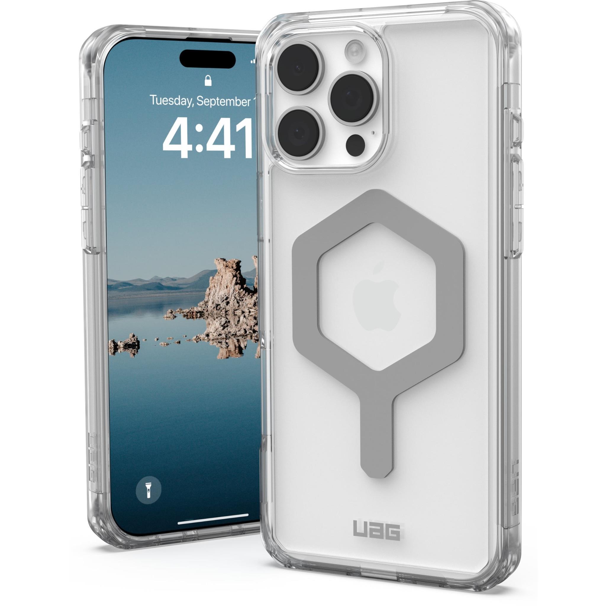 UAG Plyo MagSafe Case for iPhone 16 Pro Max (Ice Silver)