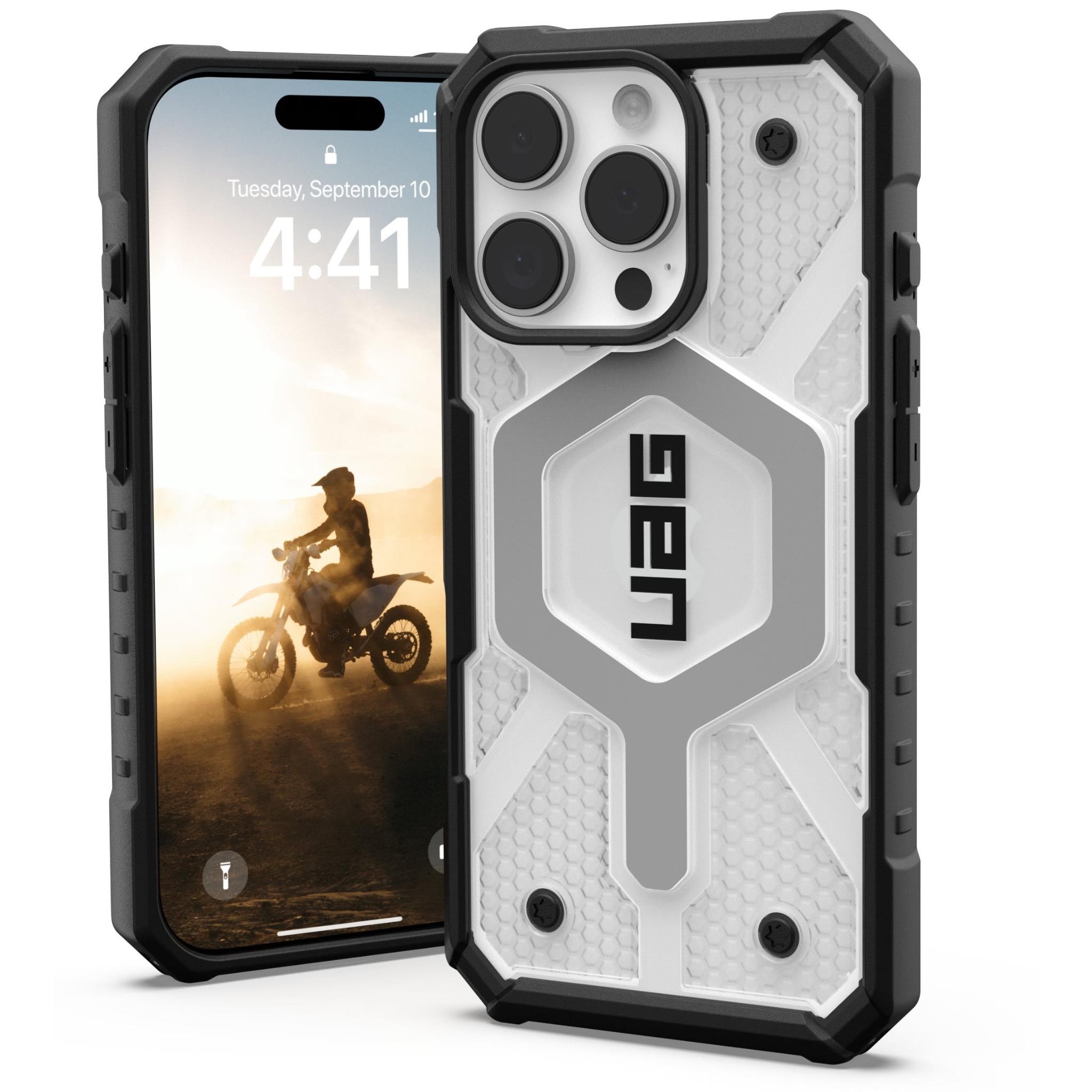 UAG Pathfinger MagSafe Case for iPhone 16 Pro (Clear)