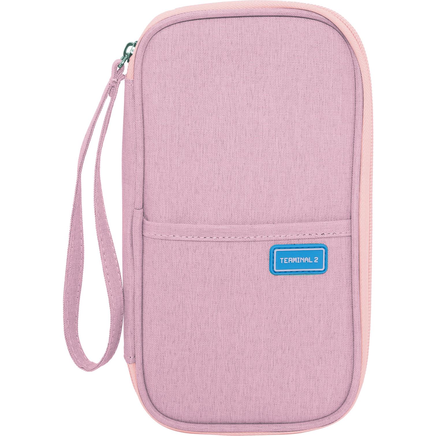 Terminal 2 Family RFID Passport Wallet (Pink)