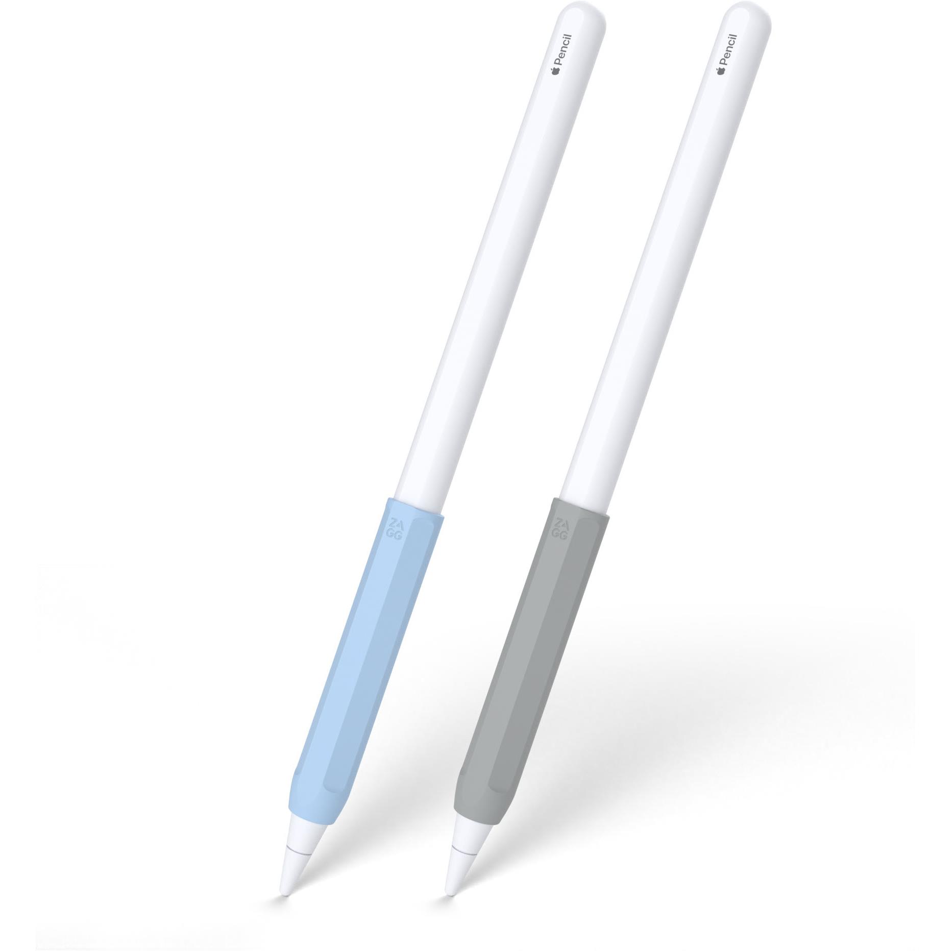 Zagg Apple Pencil Grips [2 Pack] (Blue Grey) JB Hi-Fi