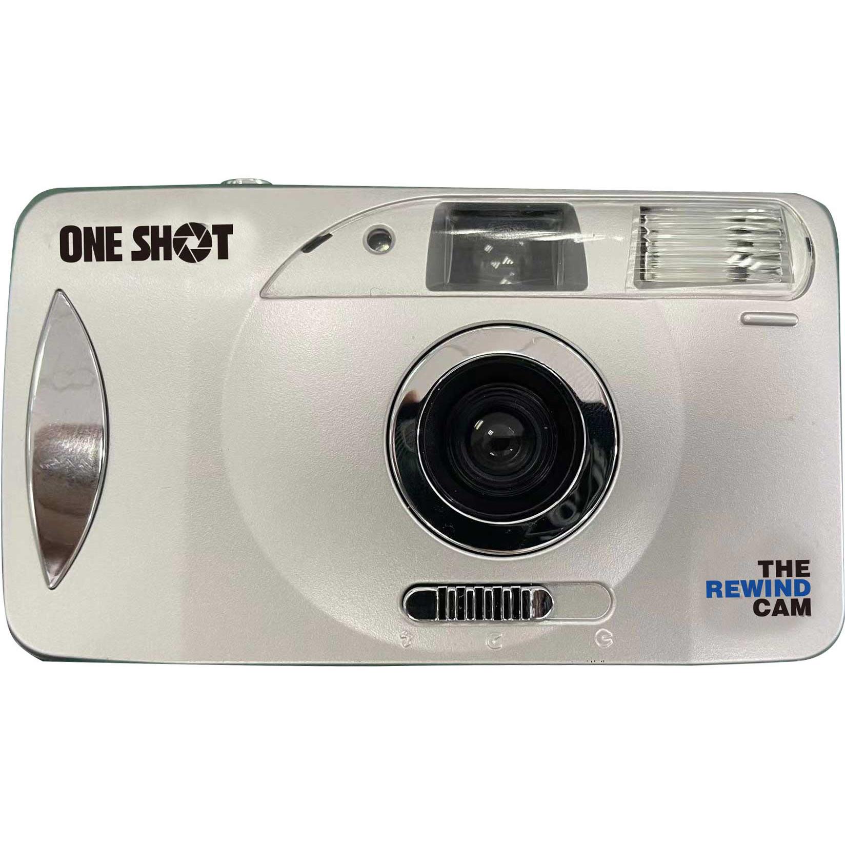 OneShot The Rewind Cam 35mm Motorised Film Camera with Flash