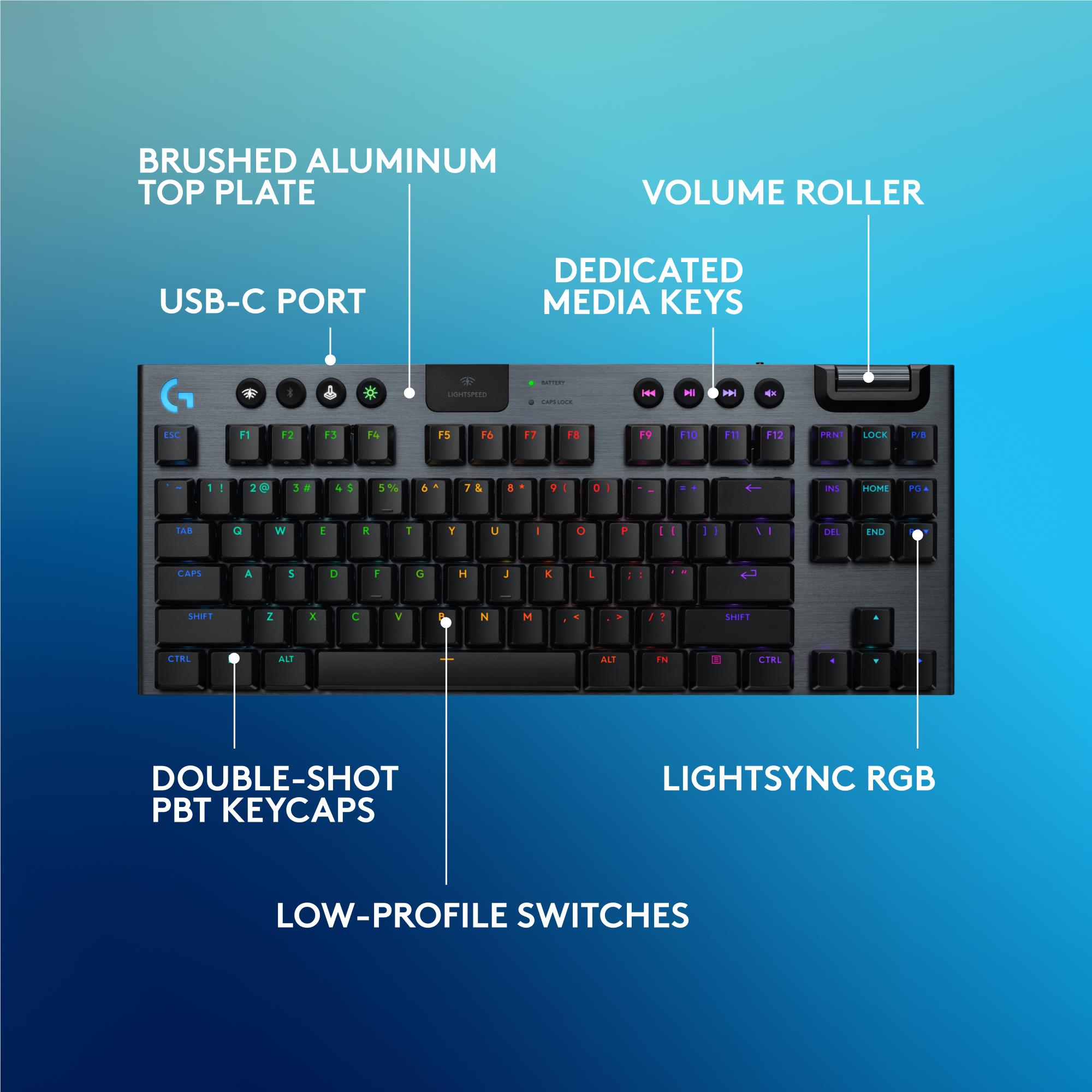 Logitech G915 X LIGHTSPEED TKL Low-Profile Wireless Gaming