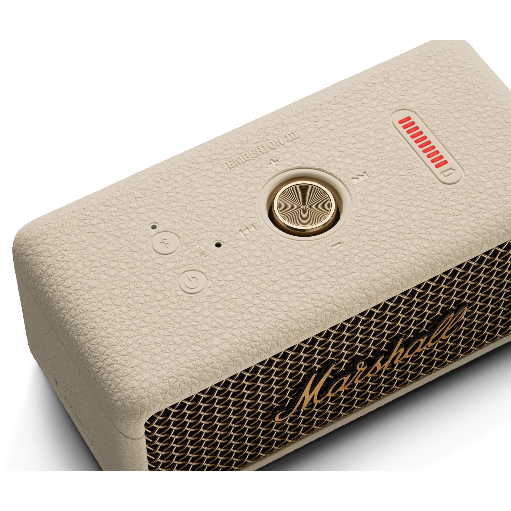 u*a様 Marshal EMBERTON III CREAM Marshall Emberton III Portable Waterproof Bluetooth Speaker